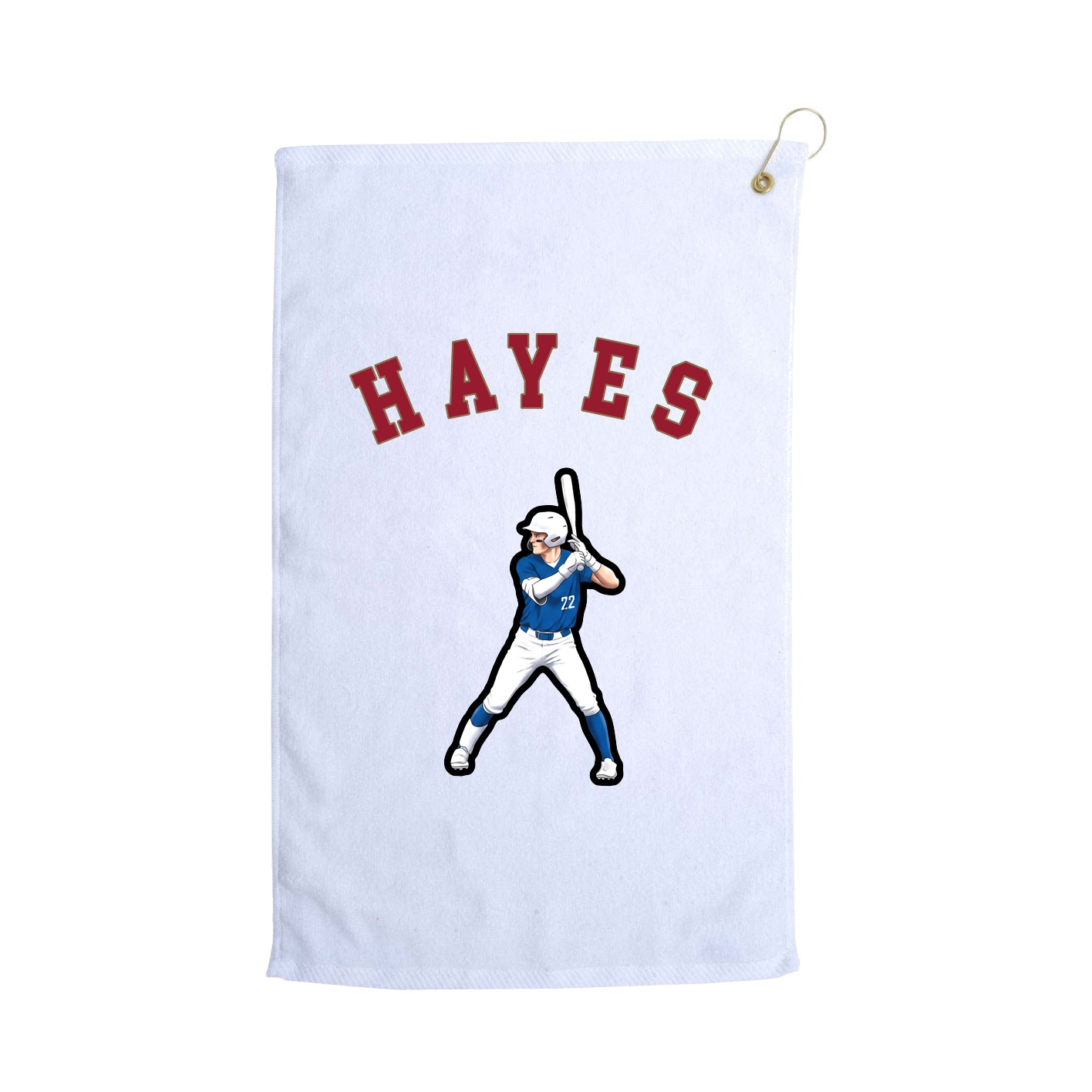 Golf Towel — Shirsey Arch in White