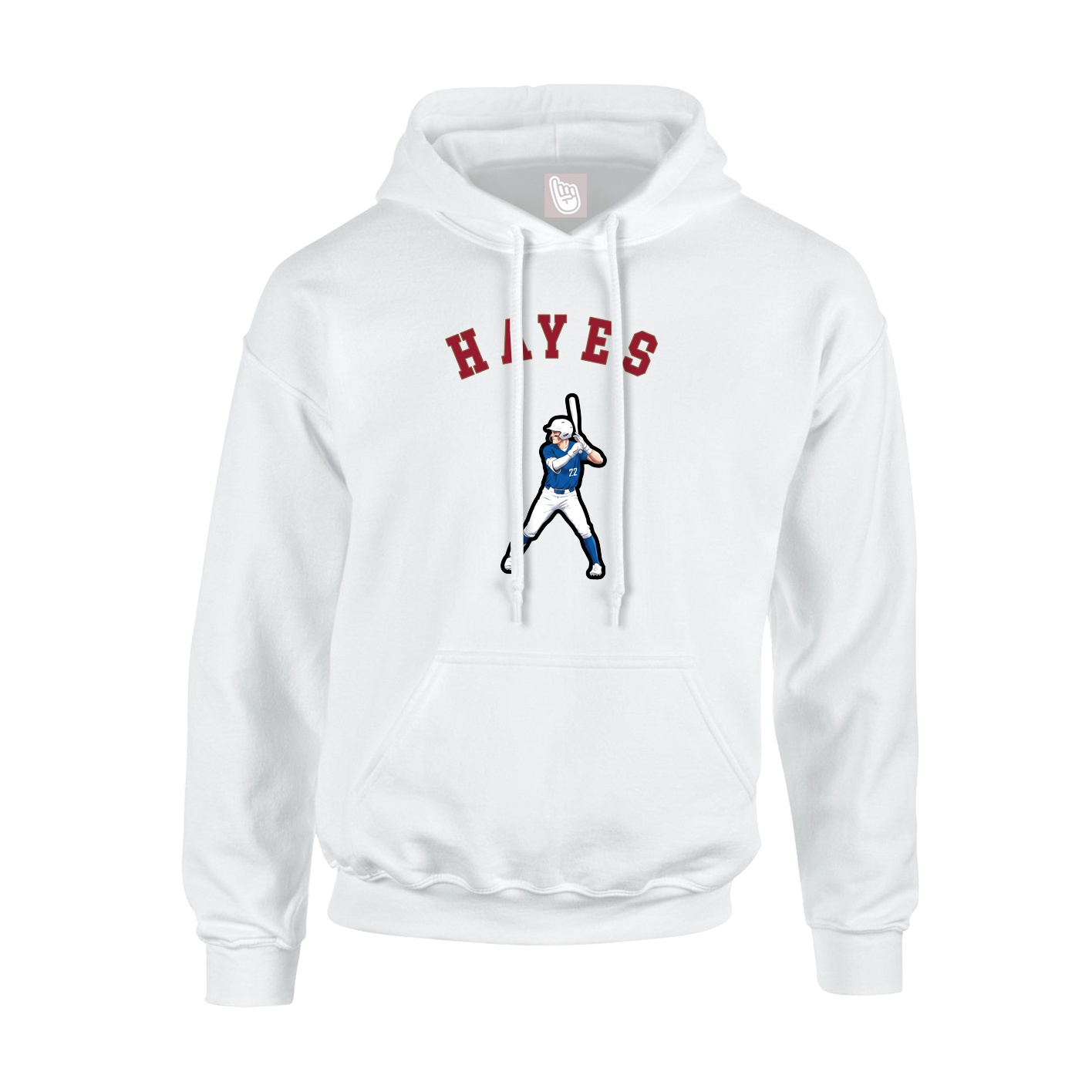 Hoodie — Shirsey Arch in White