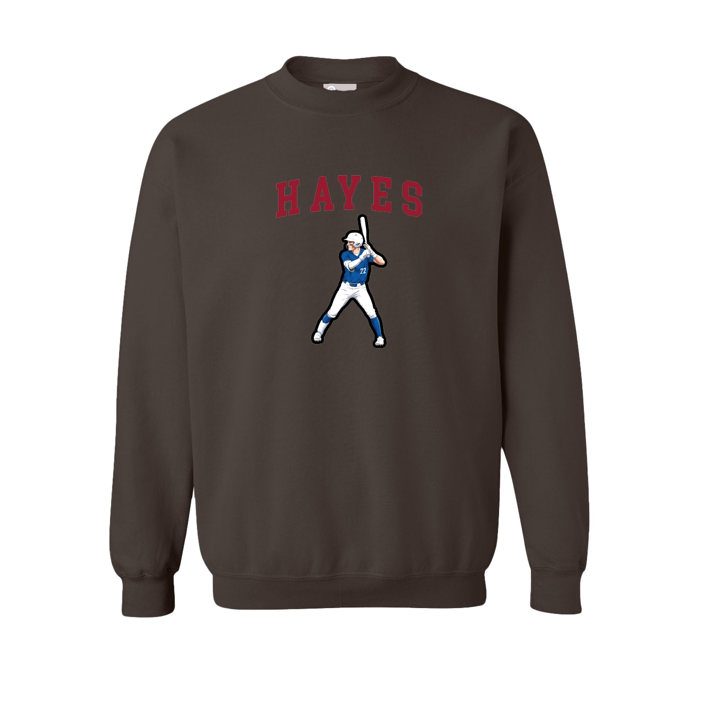 Fleece Crew — Shirsey in Brown
