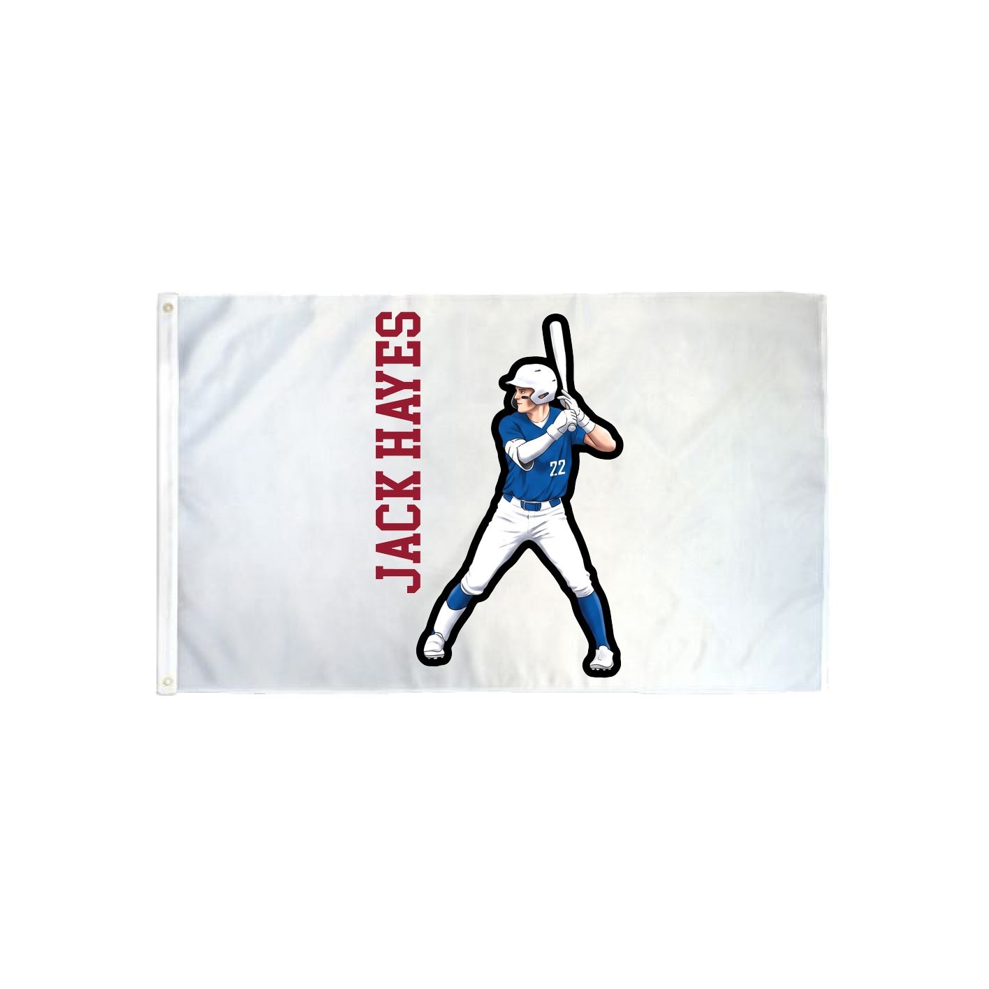 3x5 Flag — Name Vertical in Classic