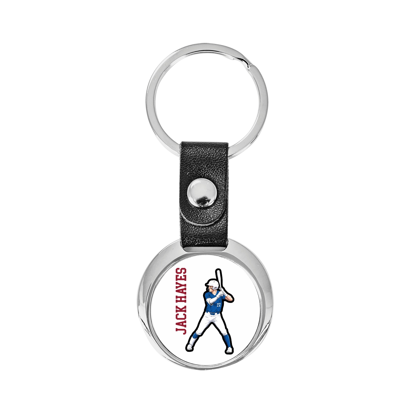 Key Chain — Name Vertical in Classic