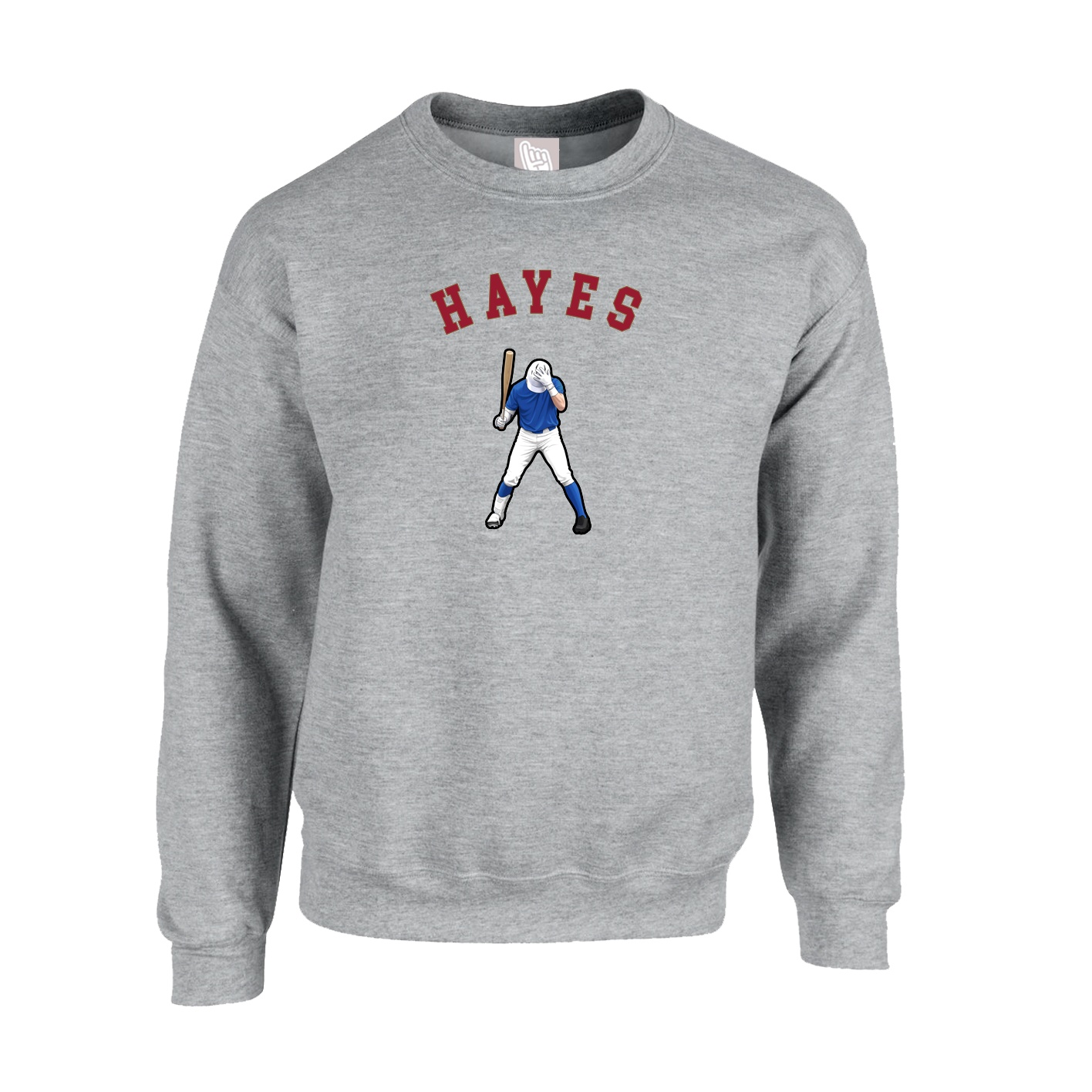 Fleece Crew — Shirsey Arch in Grey