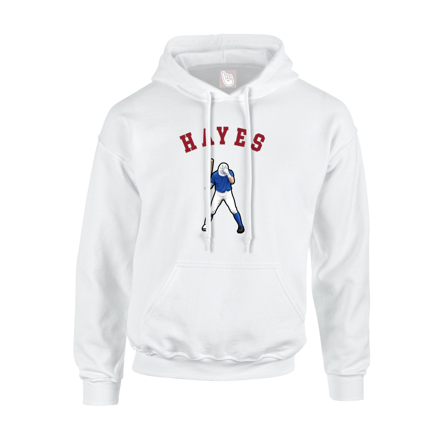 Youth Hoodie — Shirsey Arch in White