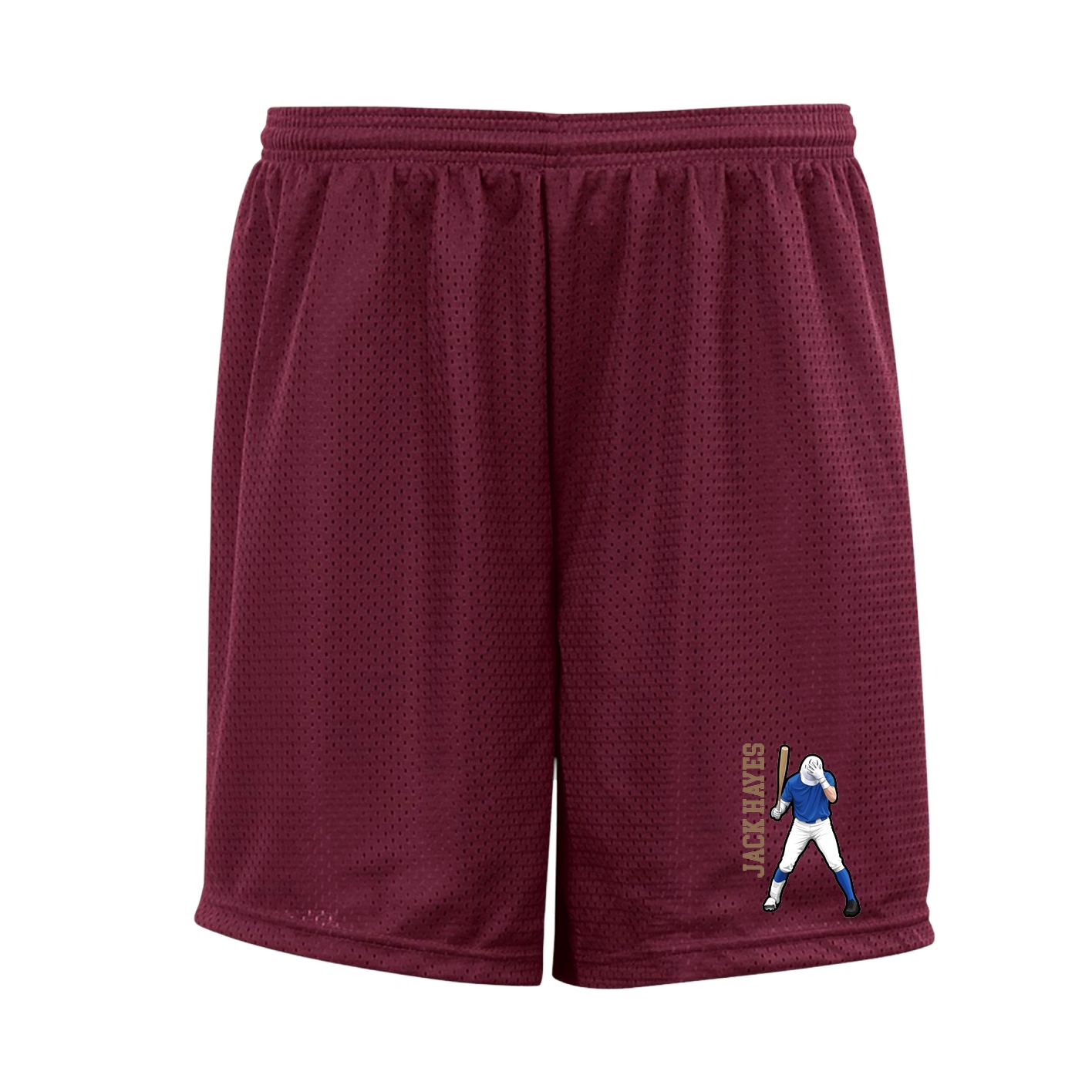 Shorts — Name Vertical in Cardinal
