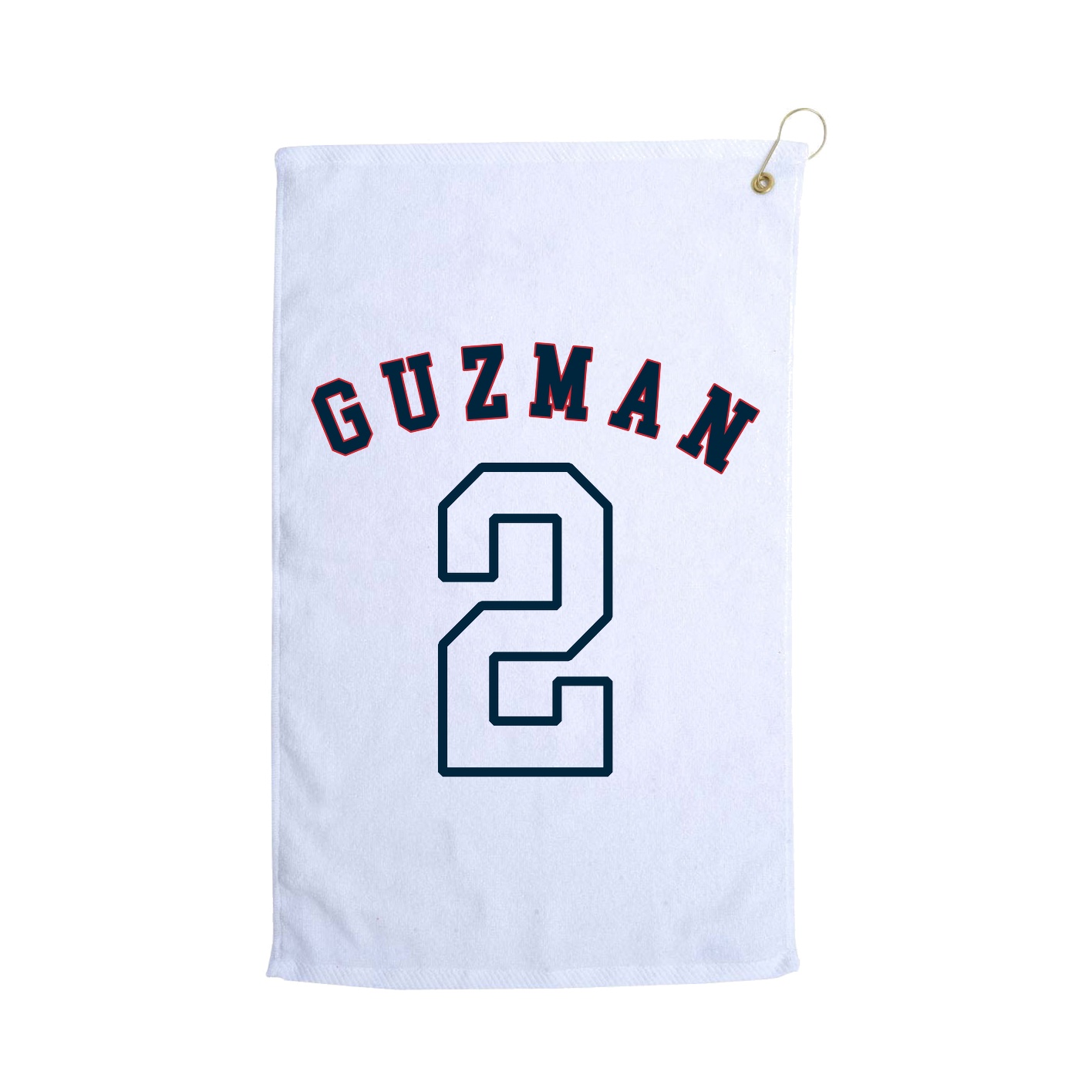 Golf Towel — Shirsey Arch in White