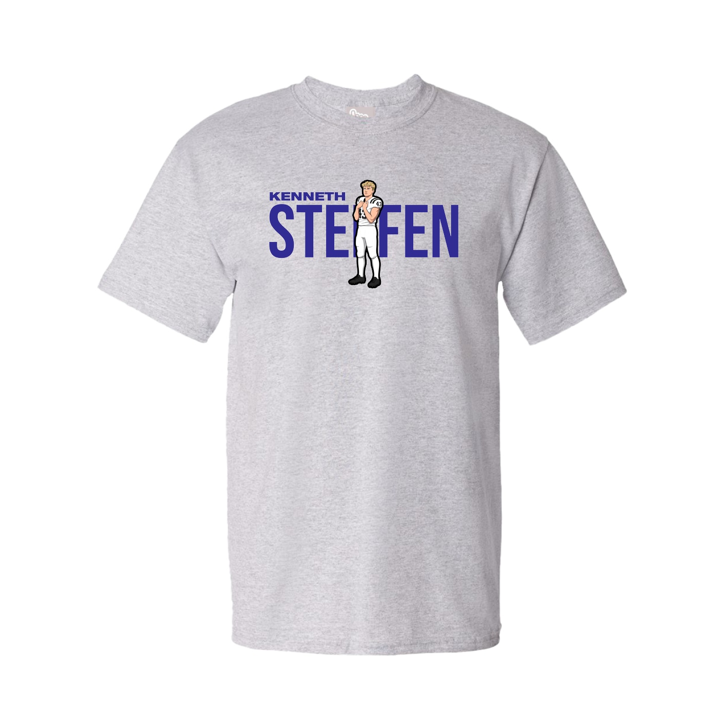 Youth Tee — Player Name in Grey