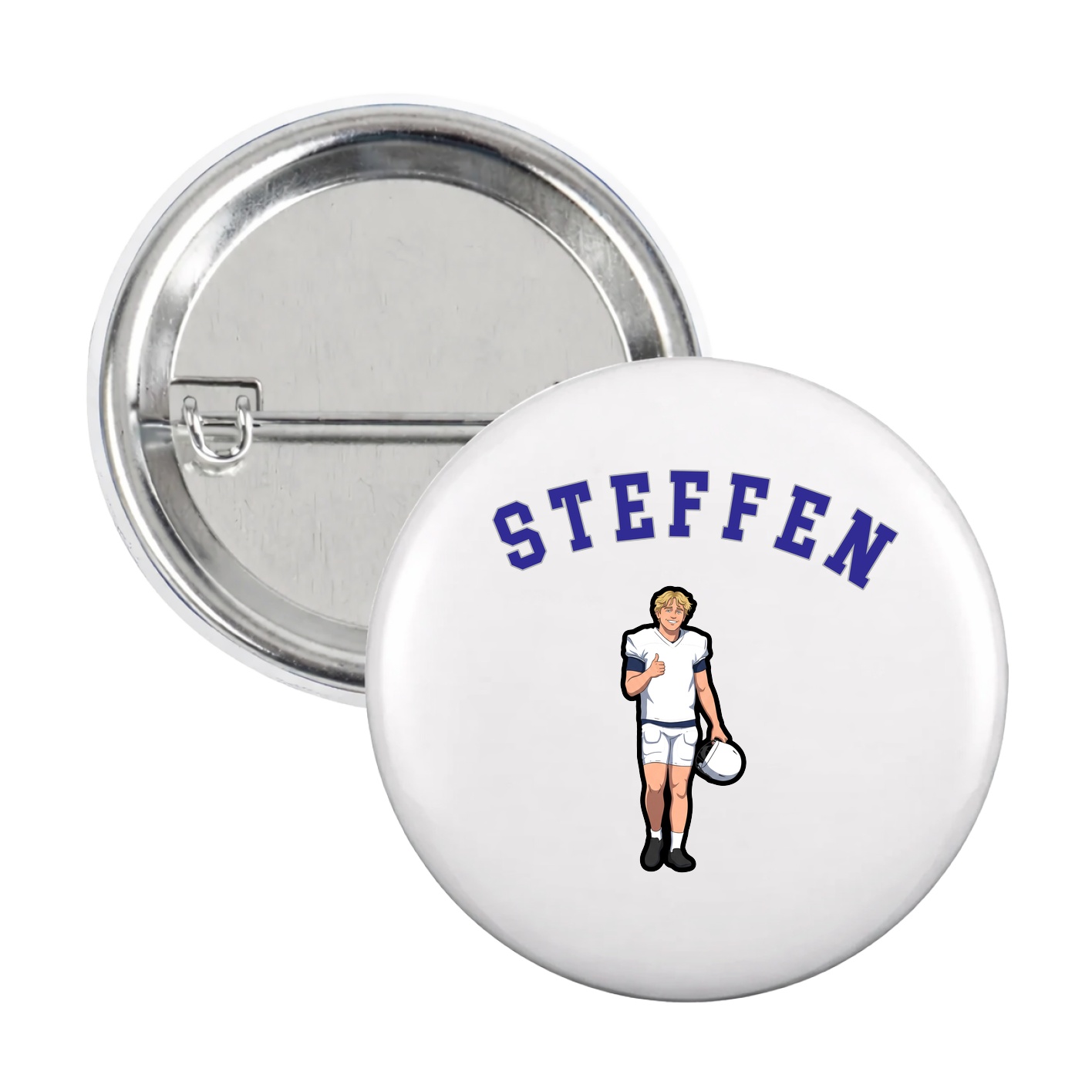 Game Day Button — Shirsey Arch in White