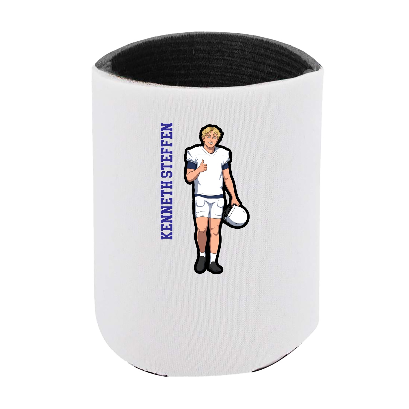 Can Holder — Name Vertical in White