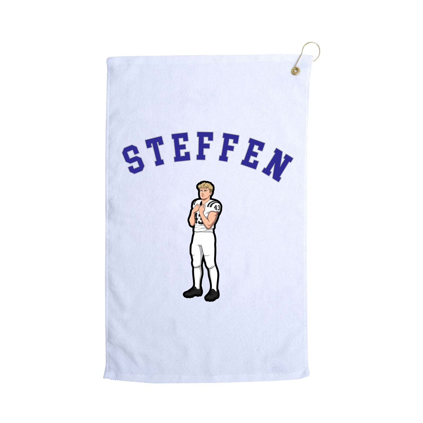 Golf Towel — Shirsey Arch in White