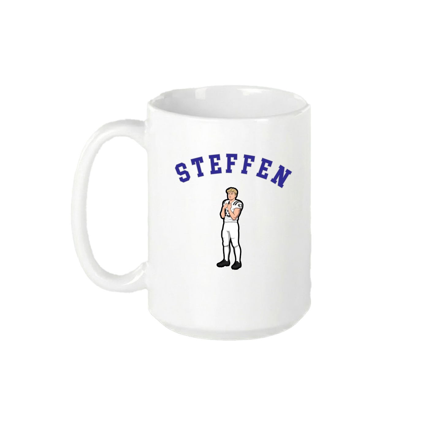 15oz Coffee Mug — Shirsey Arch in White