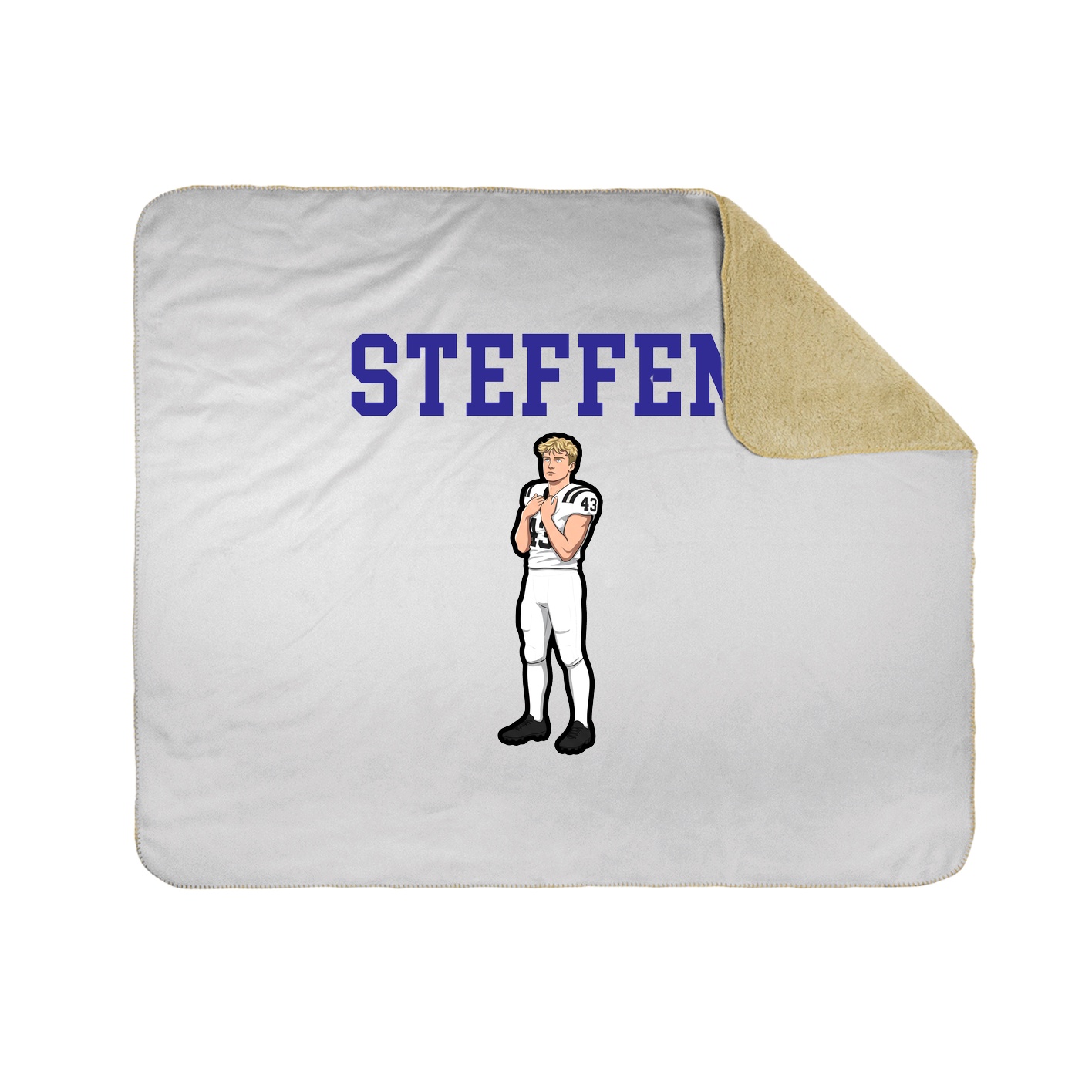 Throw Blanket — Shirsey in White