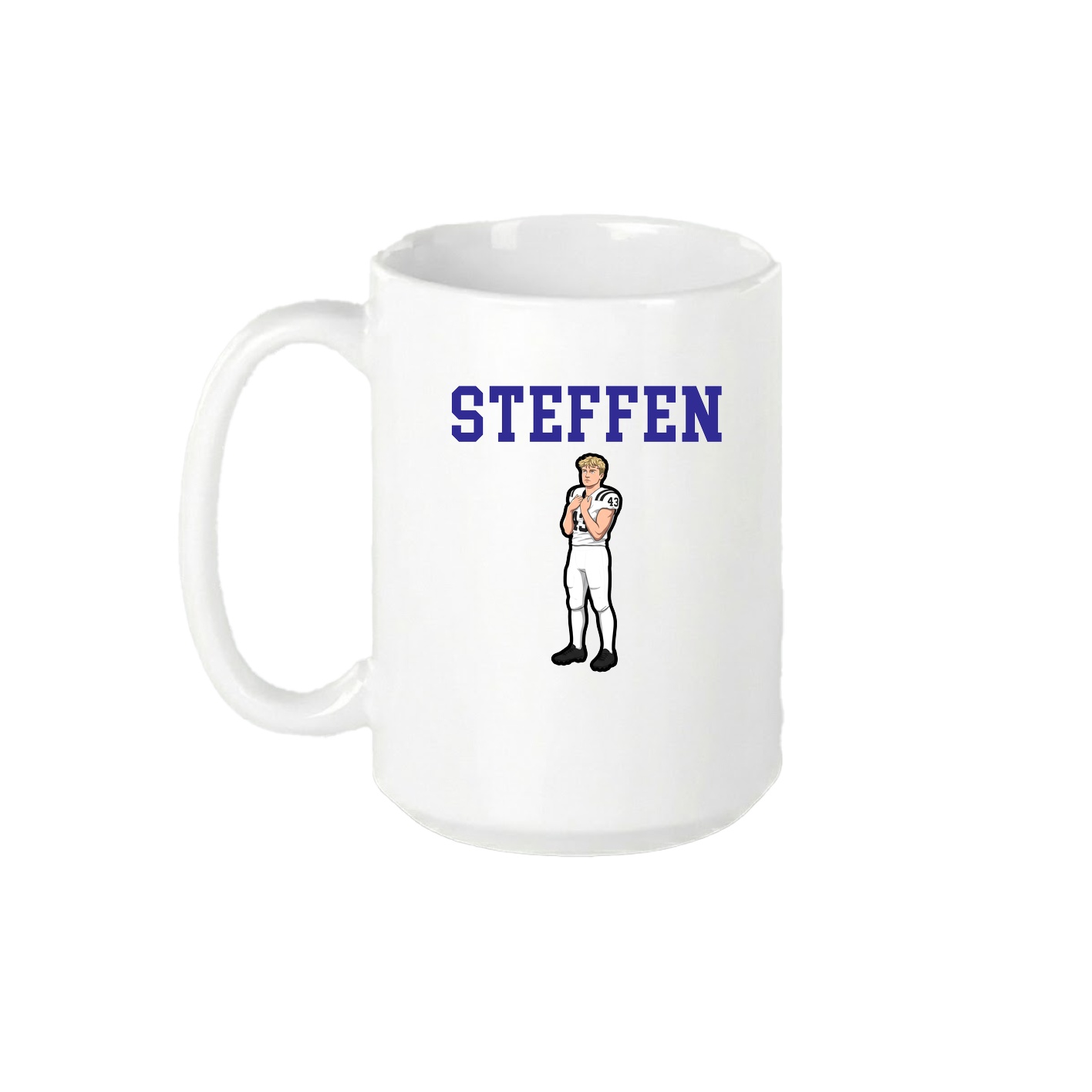 15oz Coffee Mug — Shirsey in White