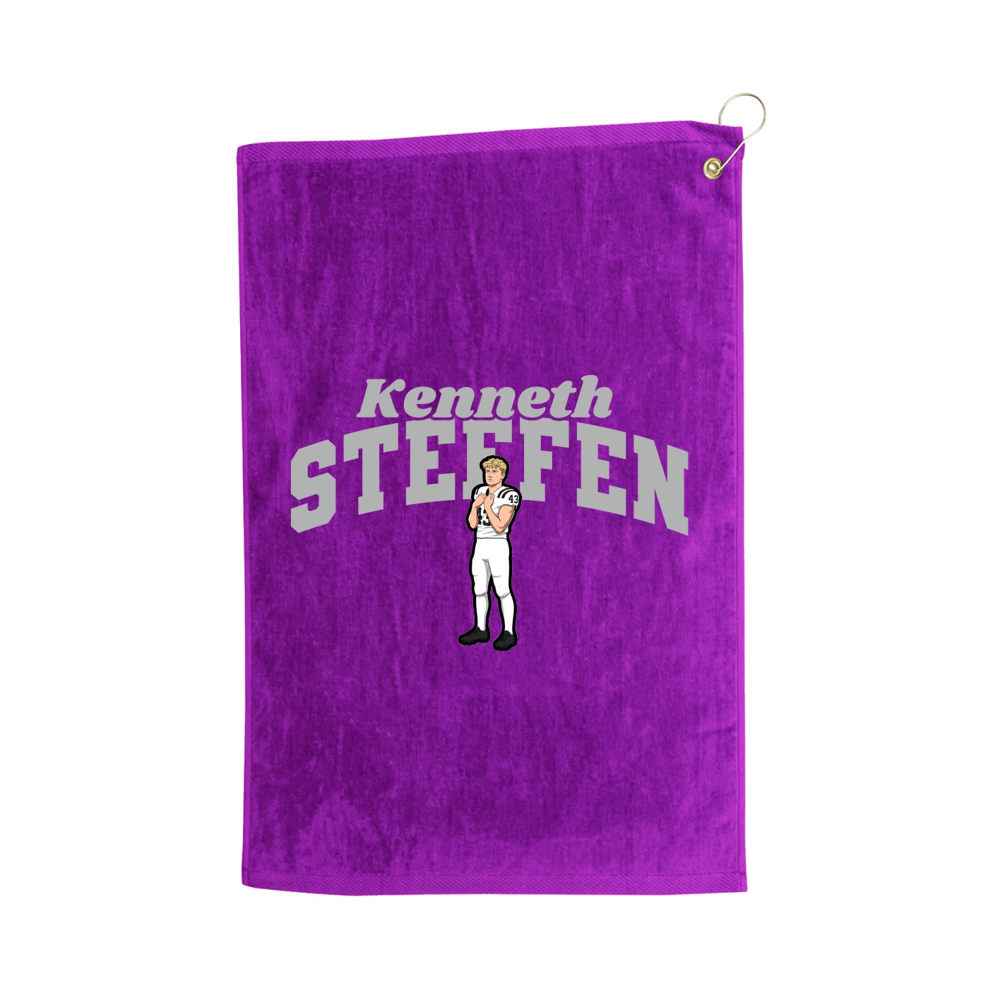 Golf Towel — Signature Arch in Purple