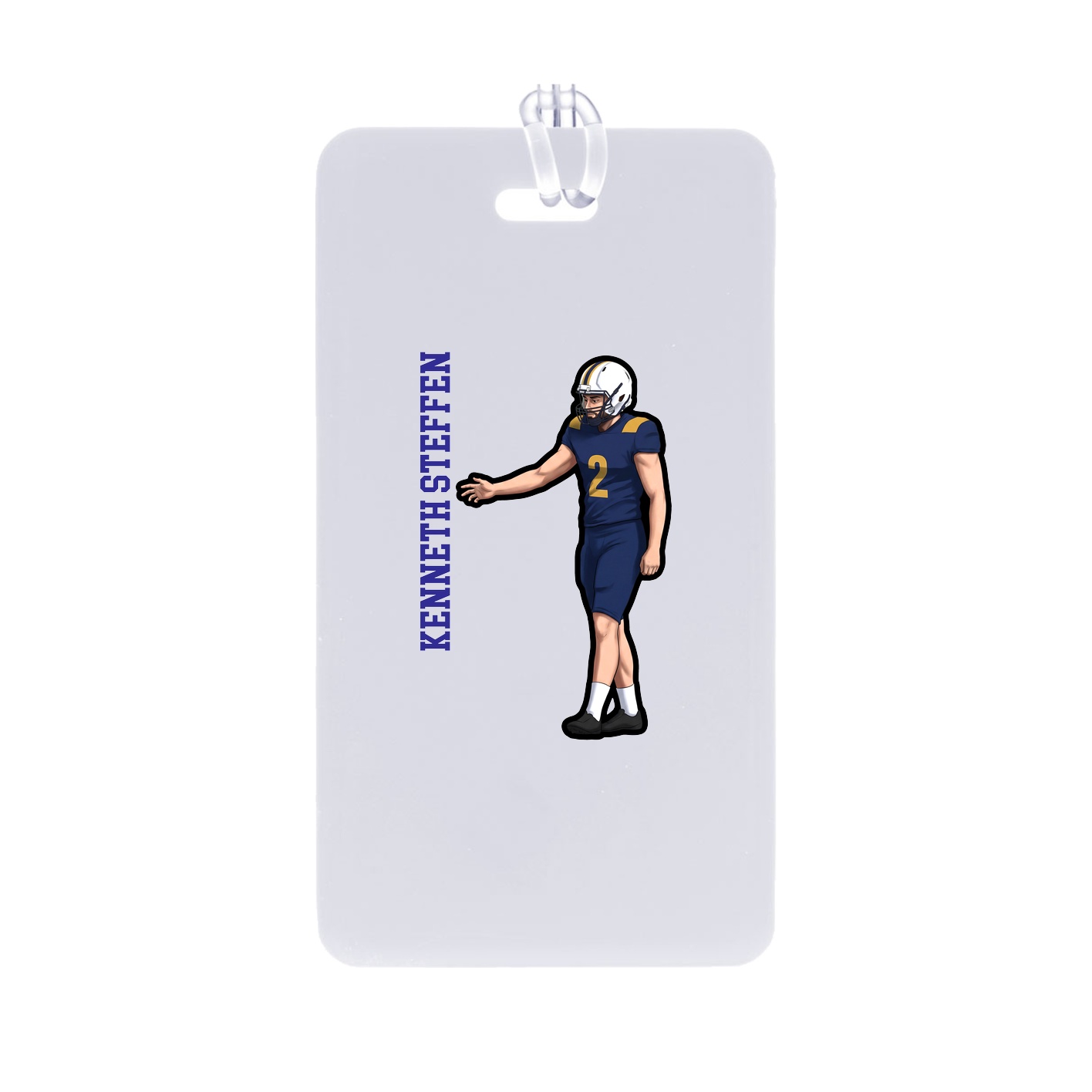 Bag Tag — Name Vertical in Classic