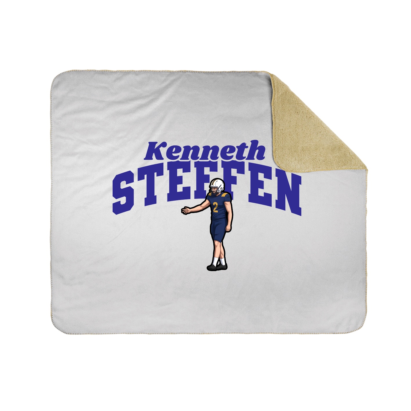Throw Blanket — Signature Arch in White