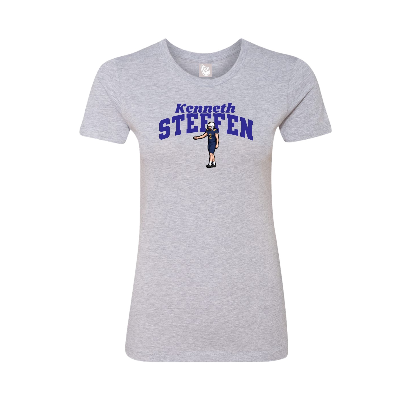 Womens Tee — Signature Arch in Grey