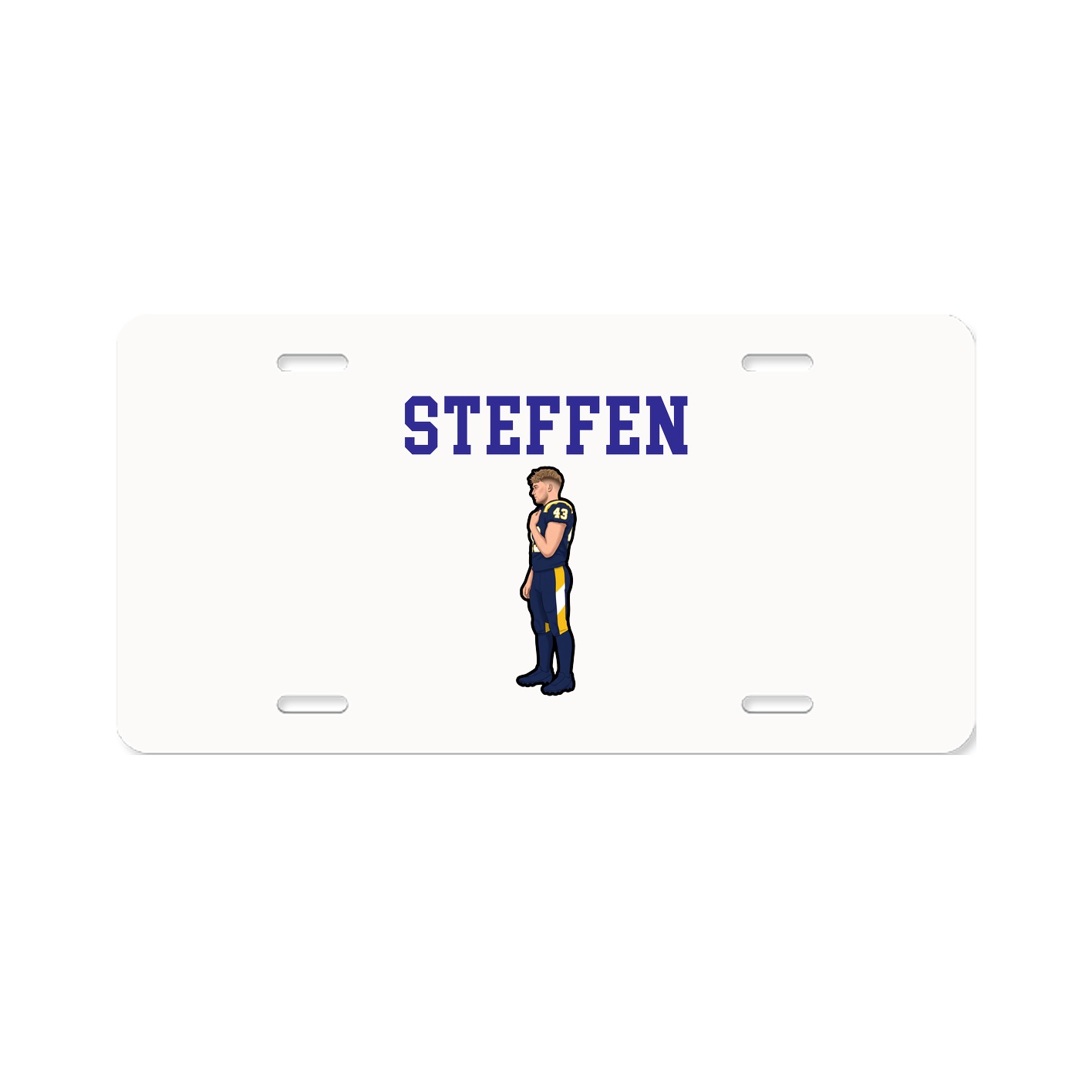 License Plate — Shirsey in Classic