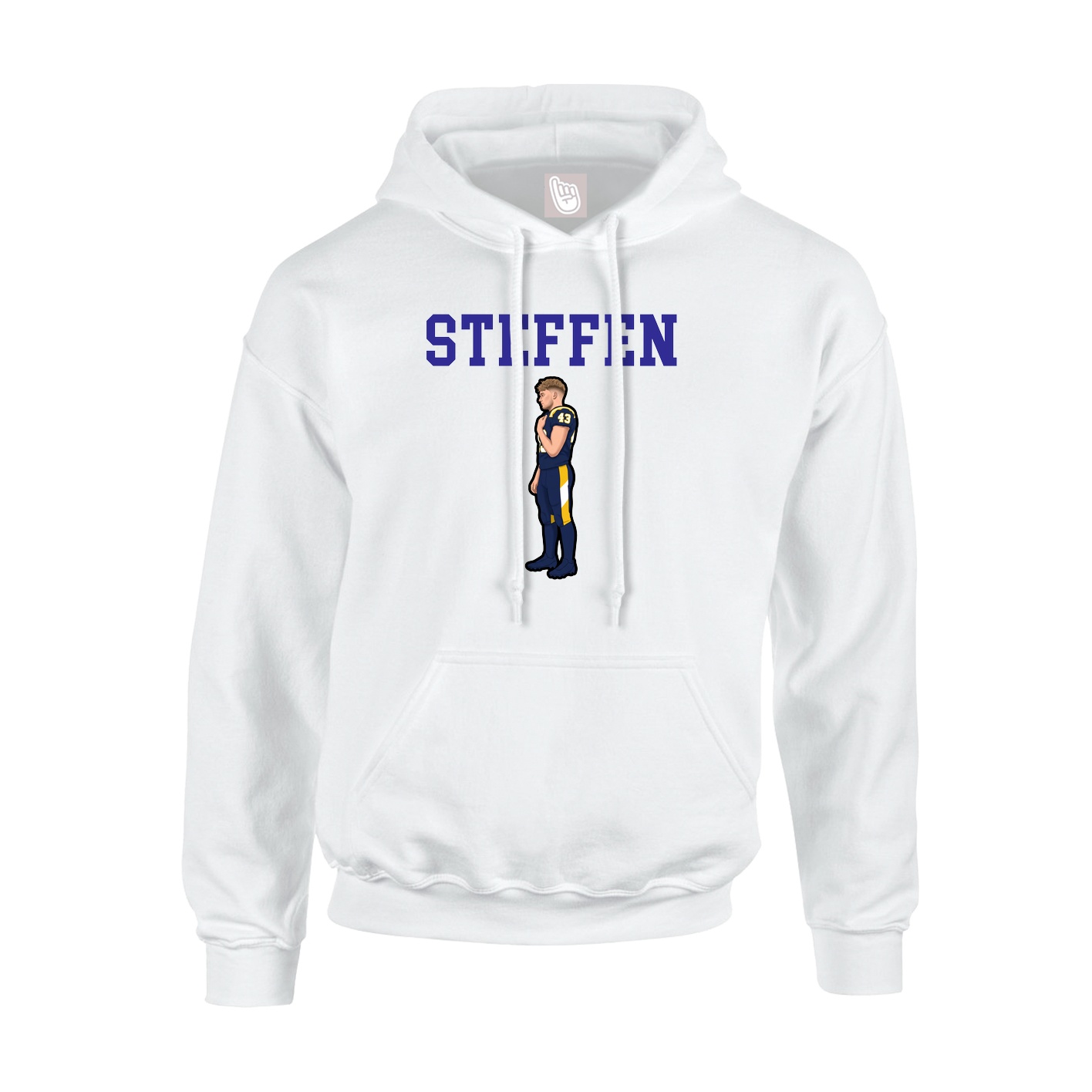 Hoodie — Shirsey in White