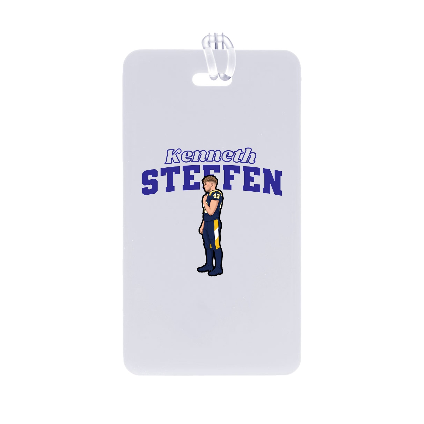 Bag Tag — Name Arch in Classic