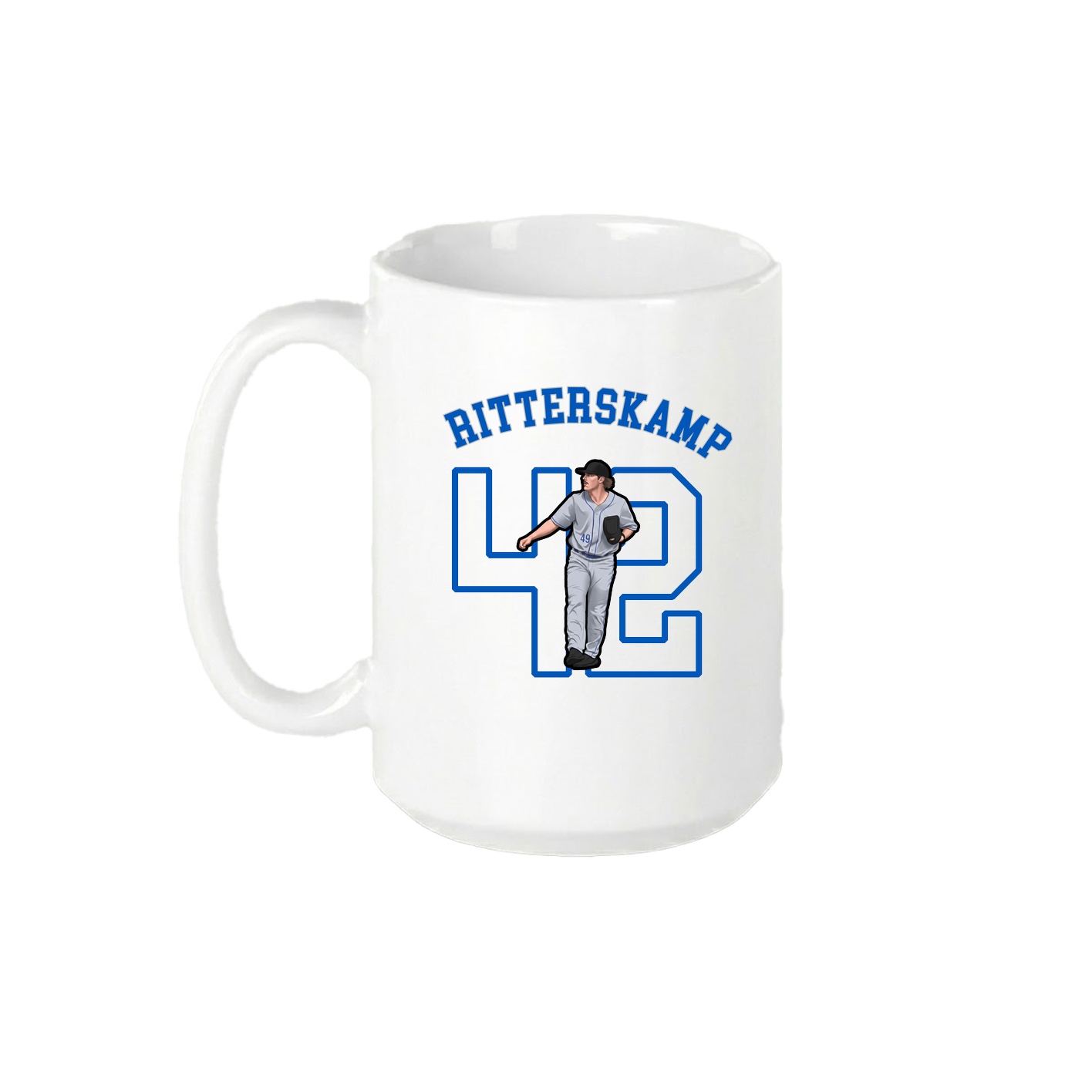 15oz Coffee Mug — Shirsey Arch in White