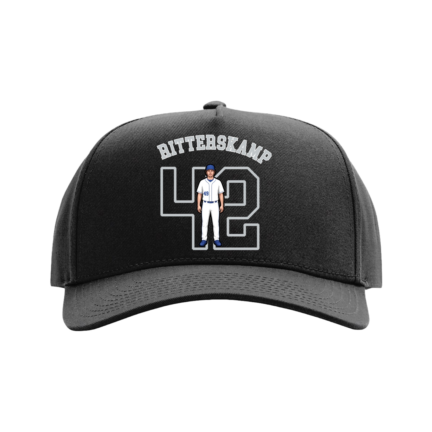 Full Fabric Five-Panel Champ Cap