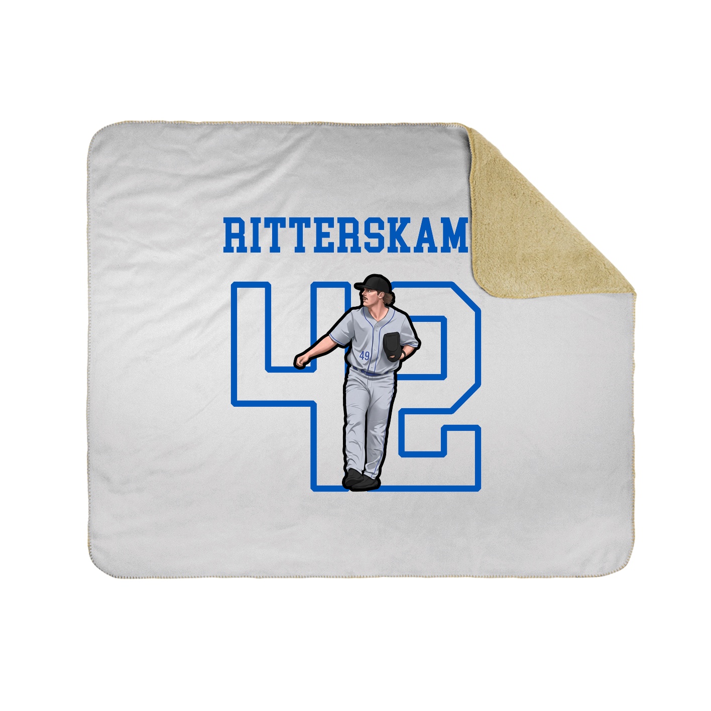 Throw Blanket — Shirsey in White