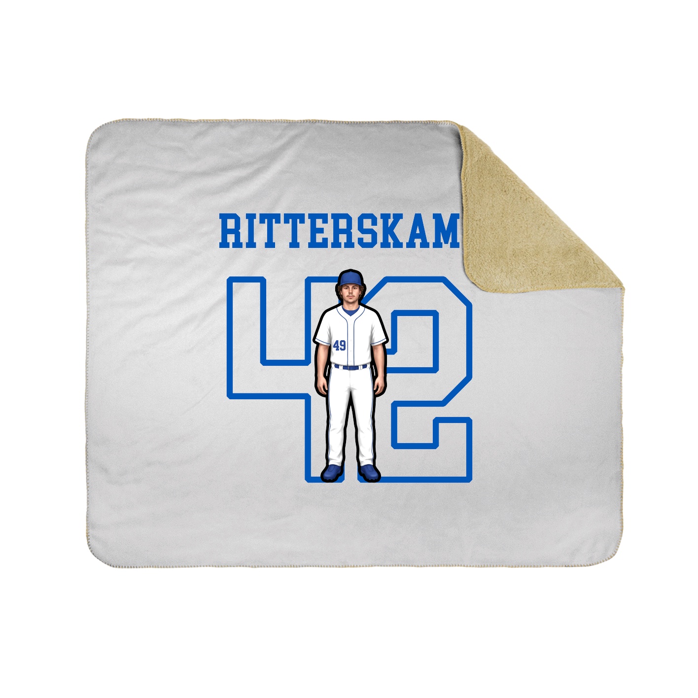 Throw Blanket — Shirsey in White