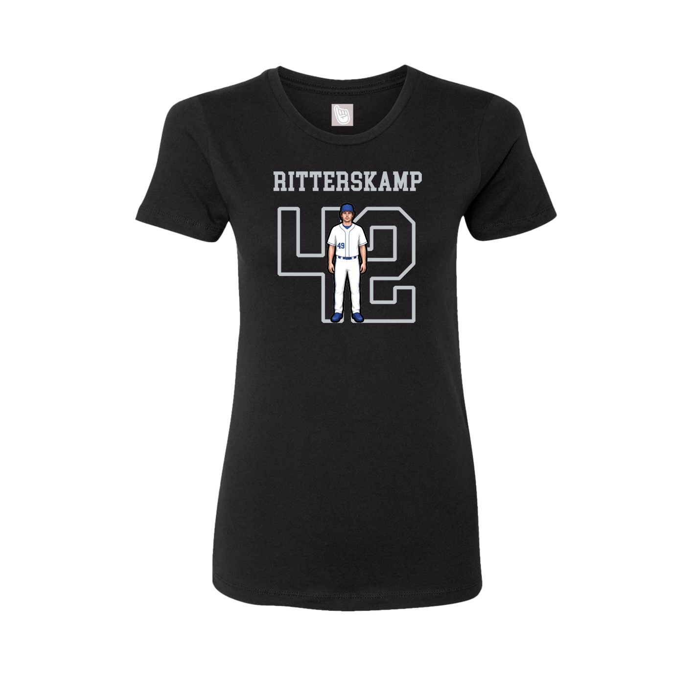 Fitted Women's Tee — Shirsey in Black