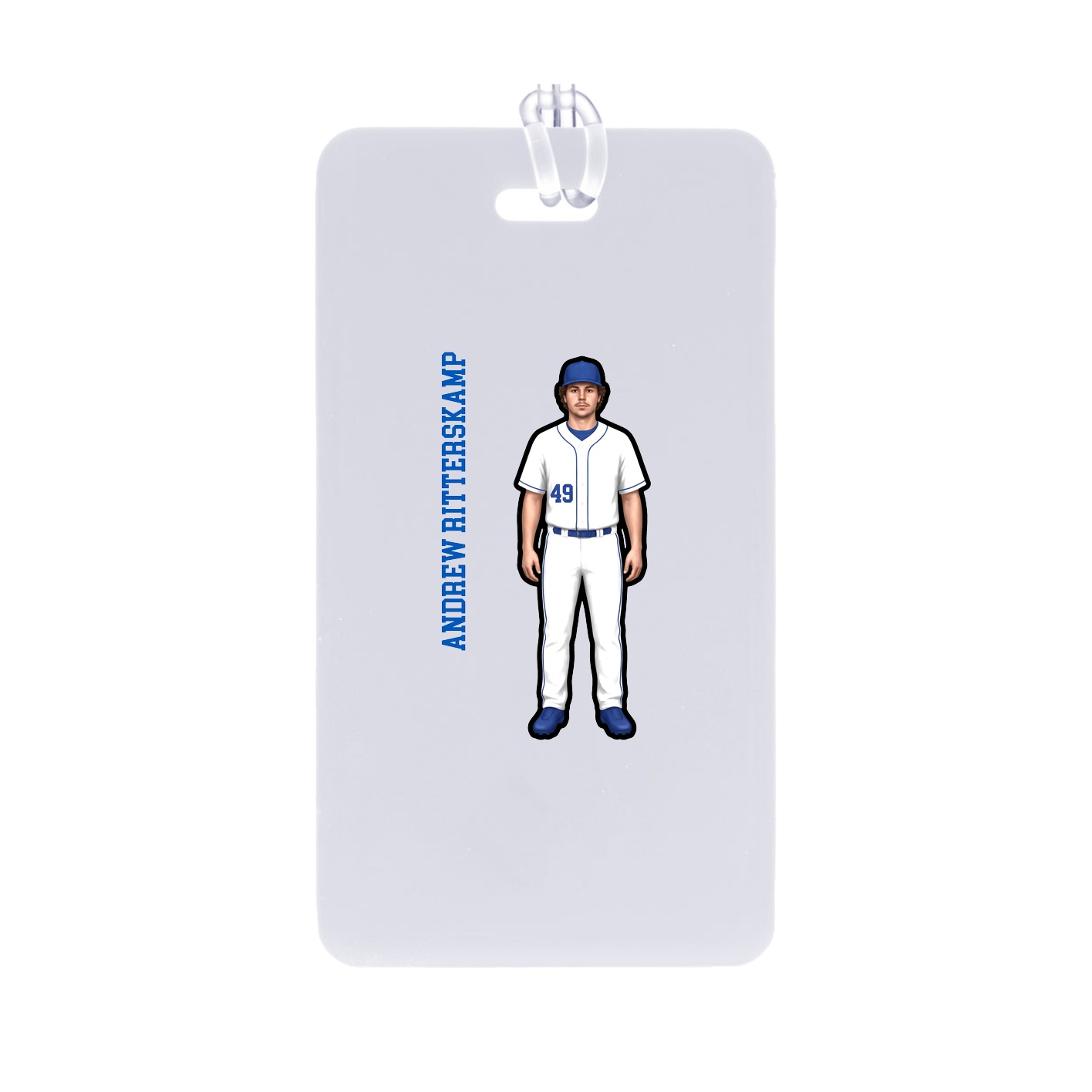 Bag Tag — Name Vertical in Classic