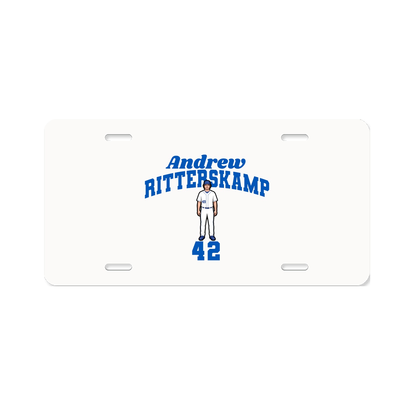 License Plate — Signature Arch in Classic
