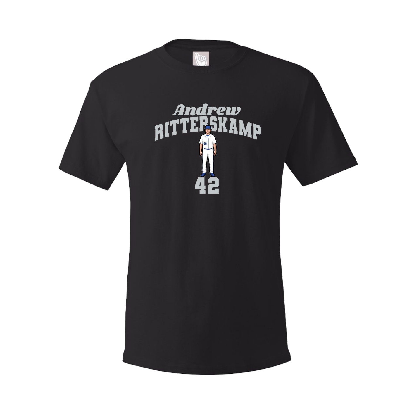 Youth Tee — Signature Arch in Black