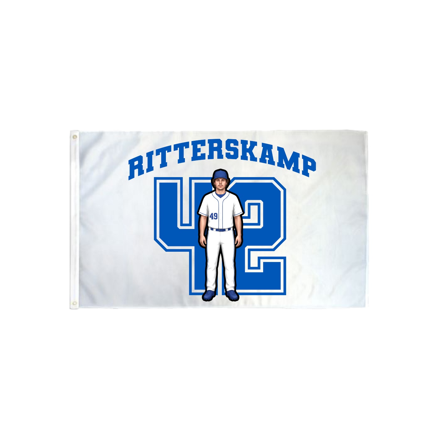 3x5 Flag — Number in Classic