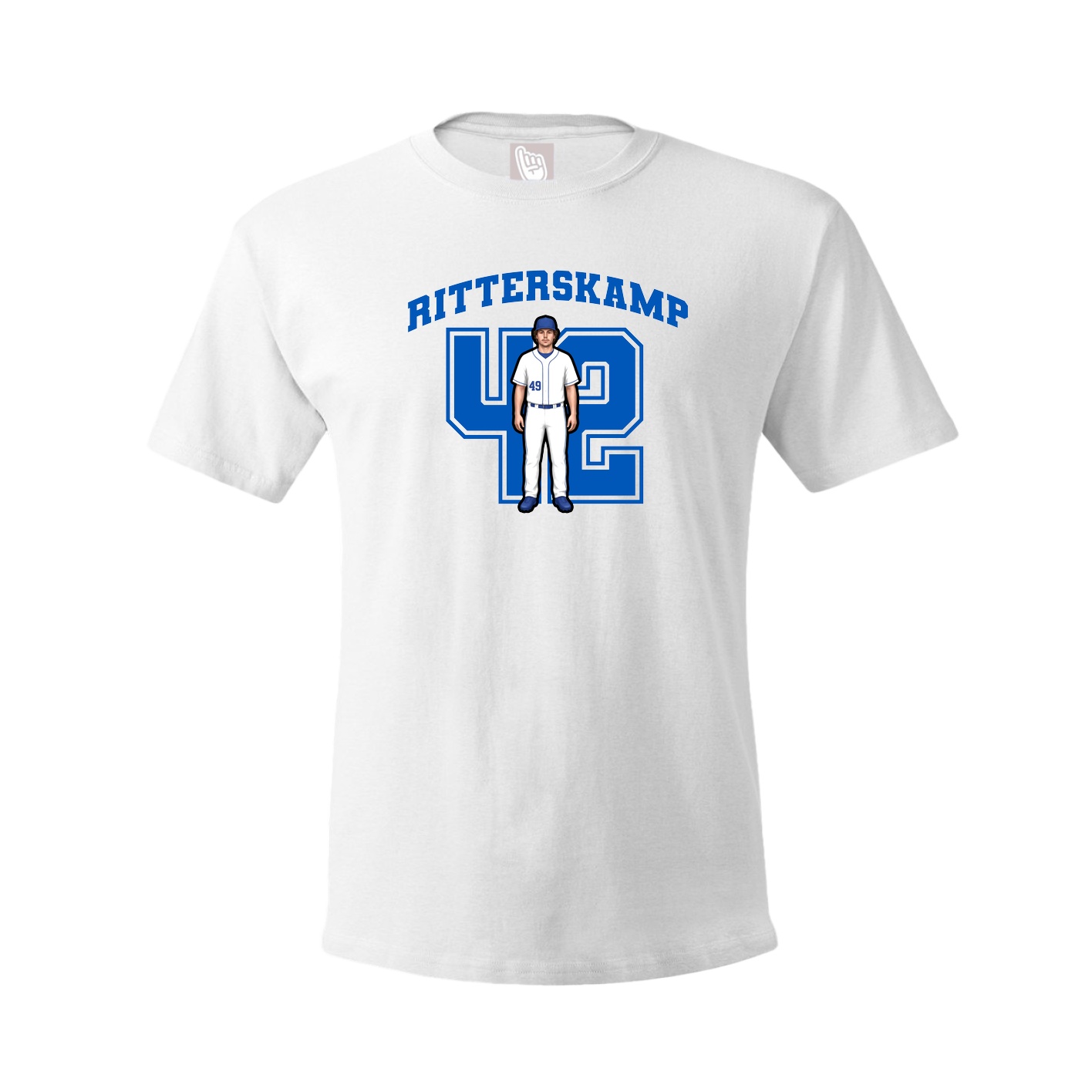Tee — Number in White
