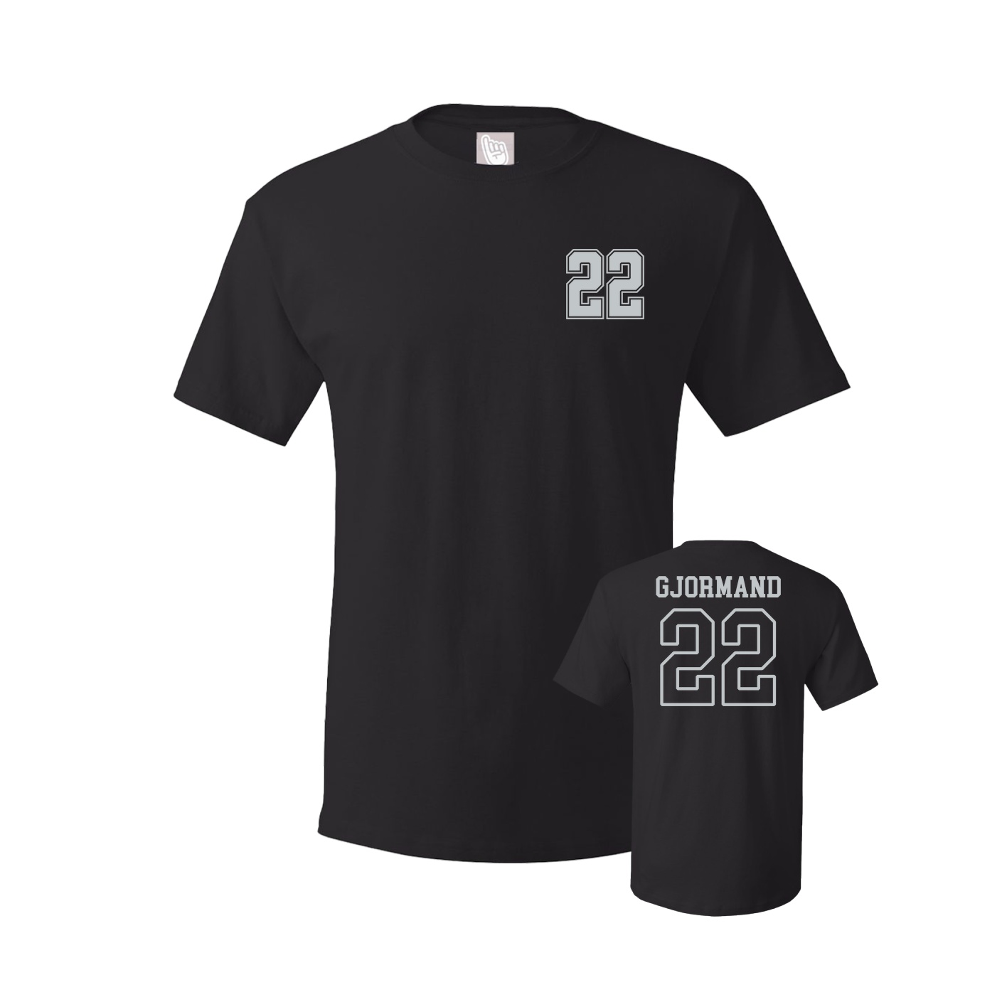 Youth Tee — Chest Back in Black