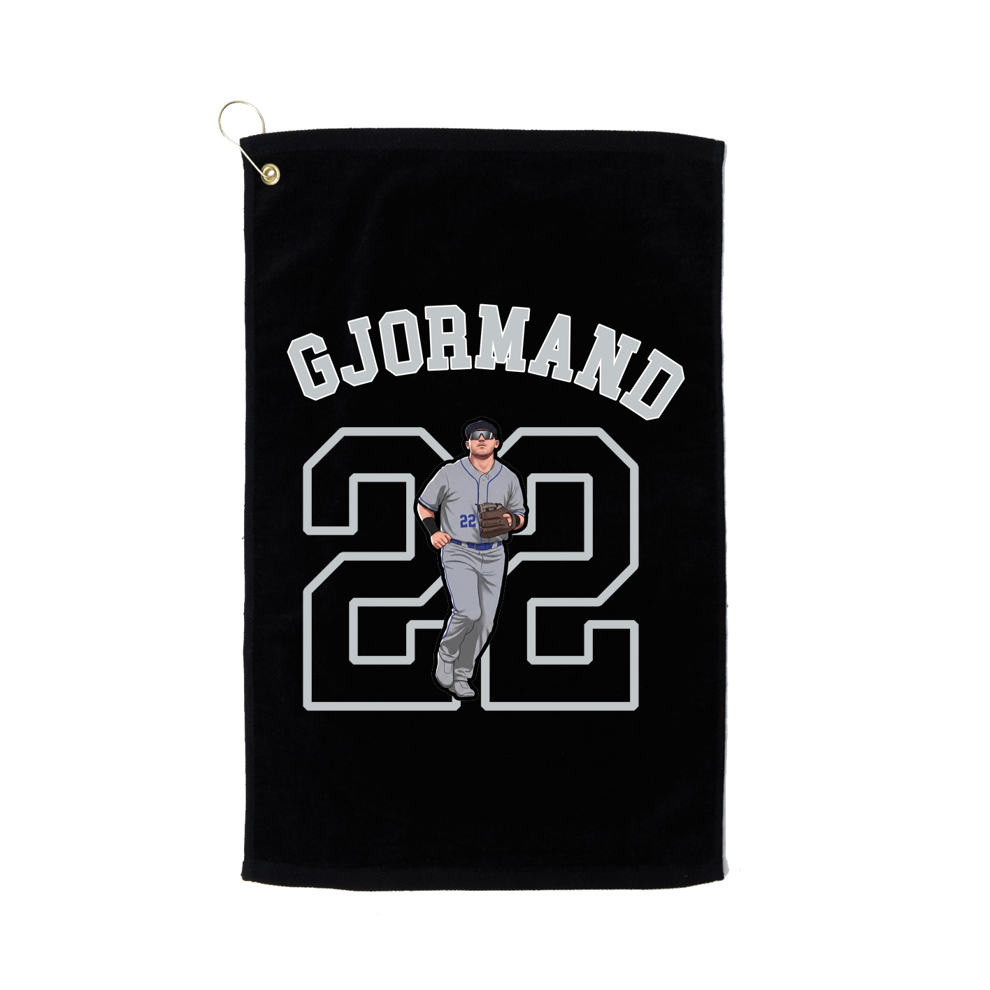 Golf Towel — Shirsey Arch in Black