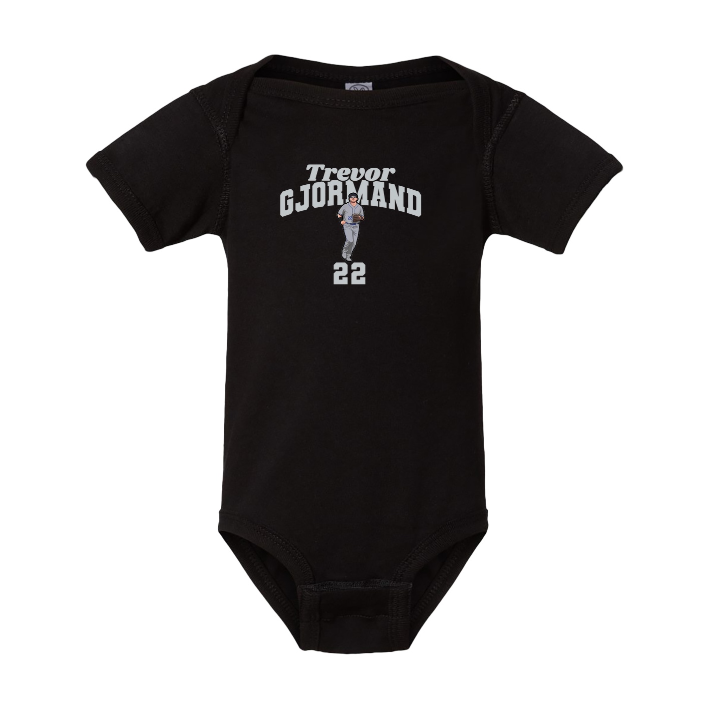 Baby Onesie — Signature Arch in Black