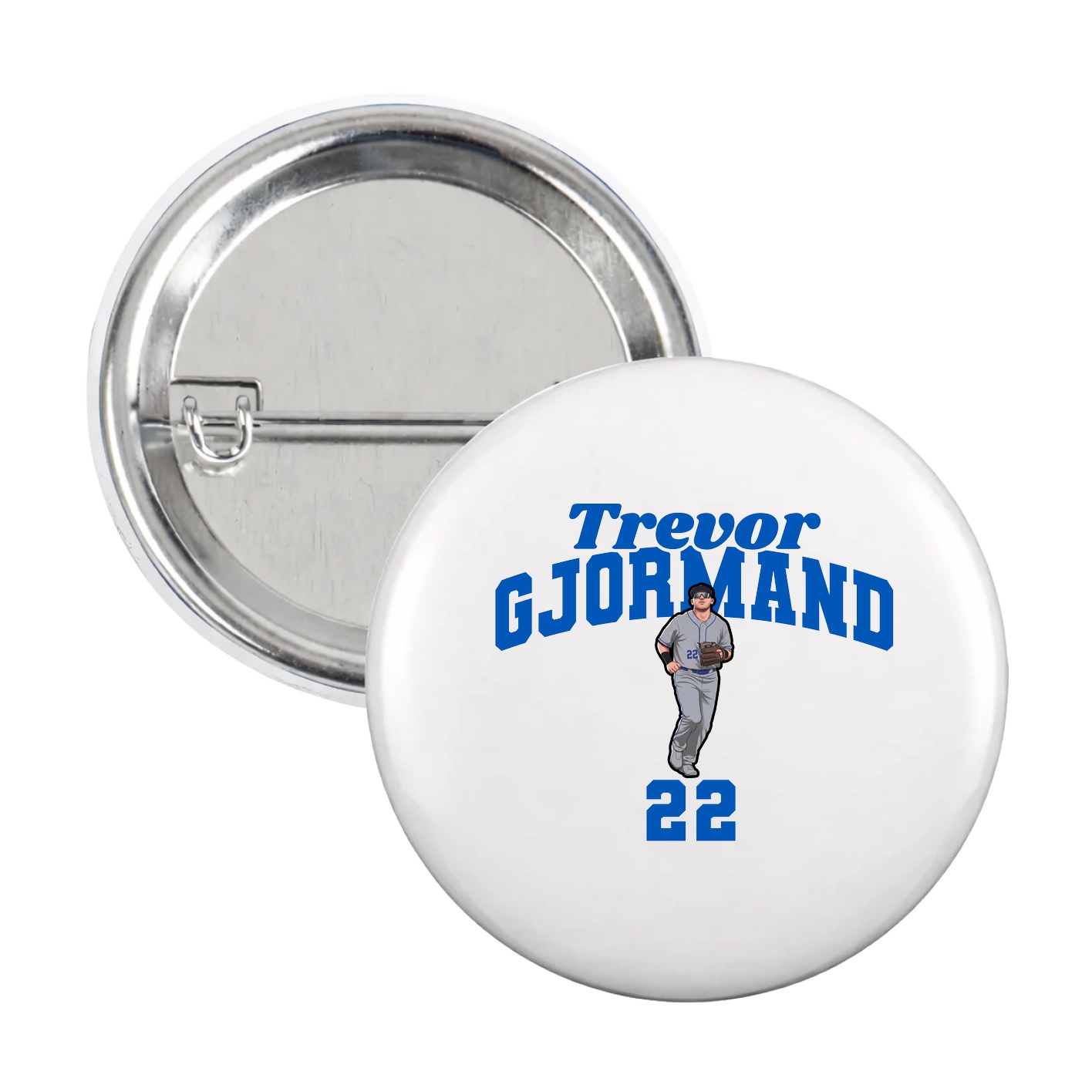 Game Day Button — Signature Arch in White