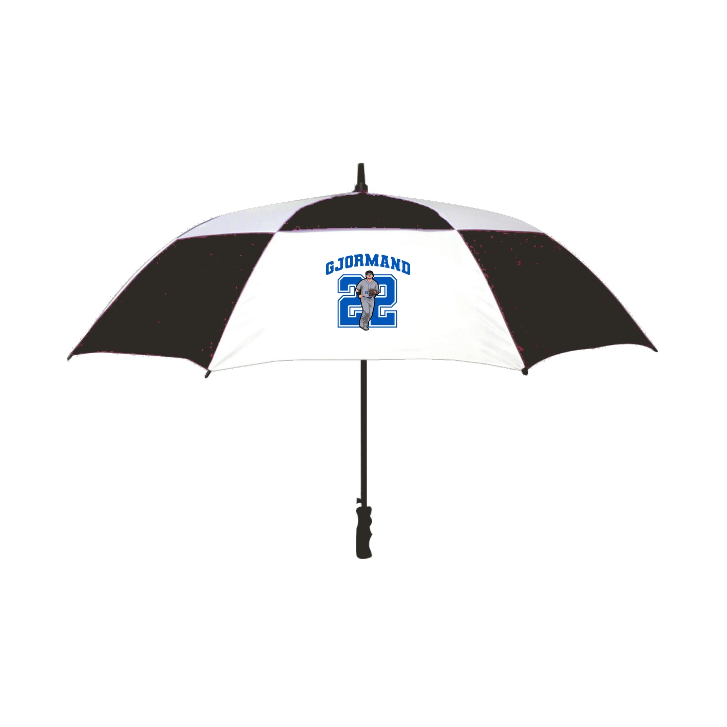 Golf Umbrella — Number in Black