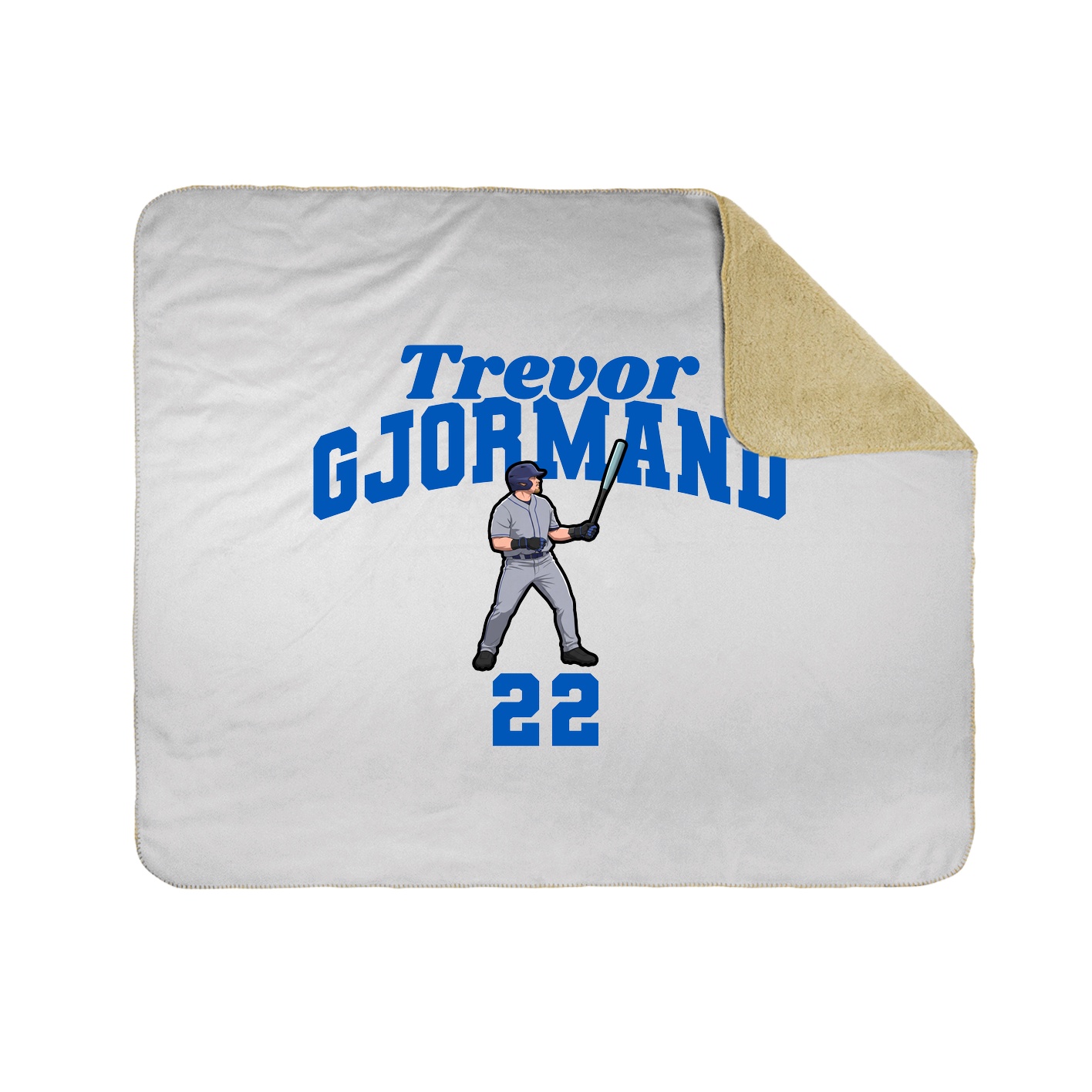 Throw Blanket — Signature Arch in White
