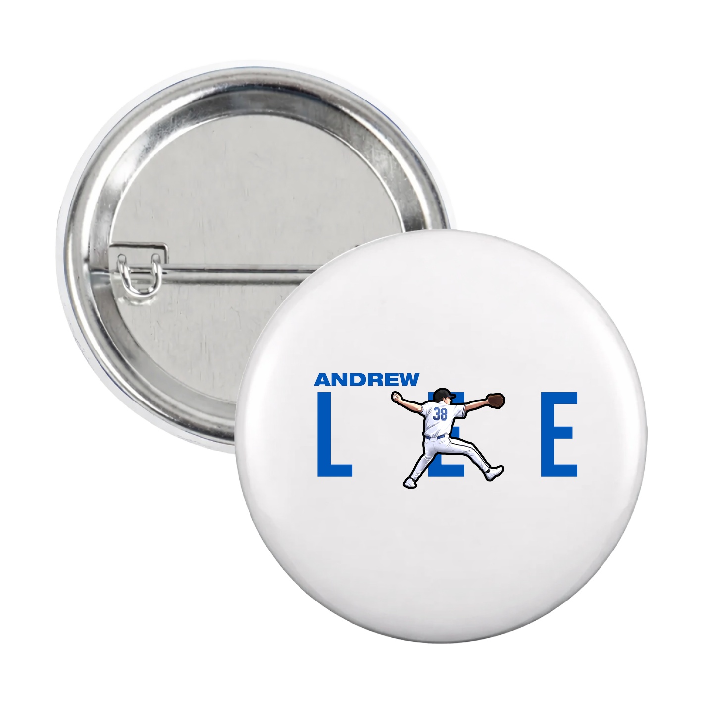 Game Day Button — Player Name in White