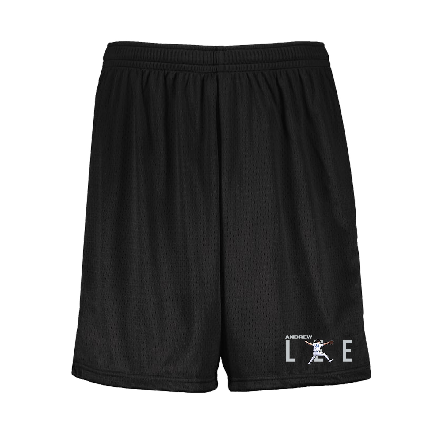 Shorts — Player Name in Black