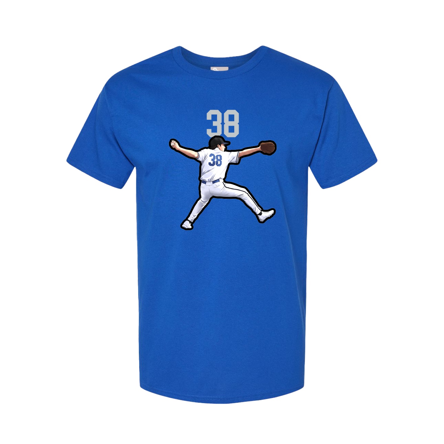 Tee — Number Top in Royal