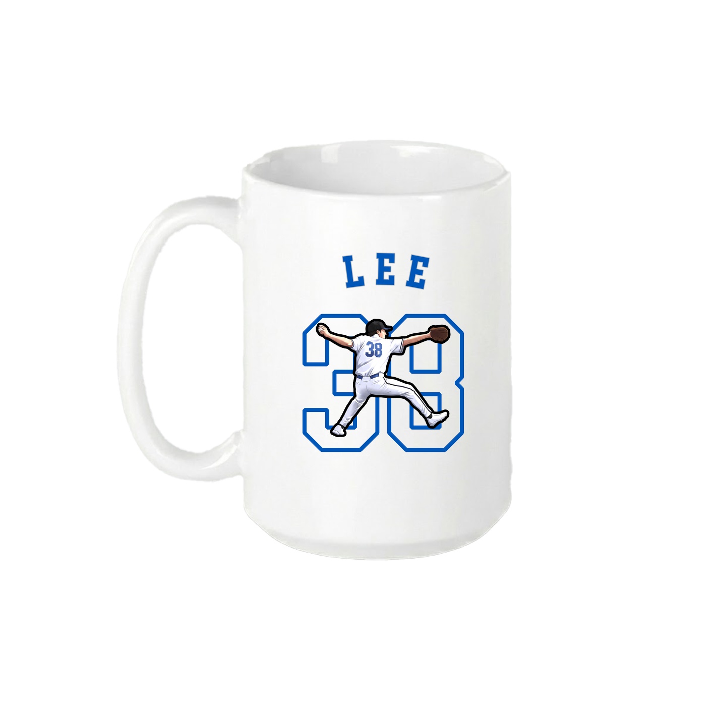 15oz Coffee Mug — Shirsey Arch in White