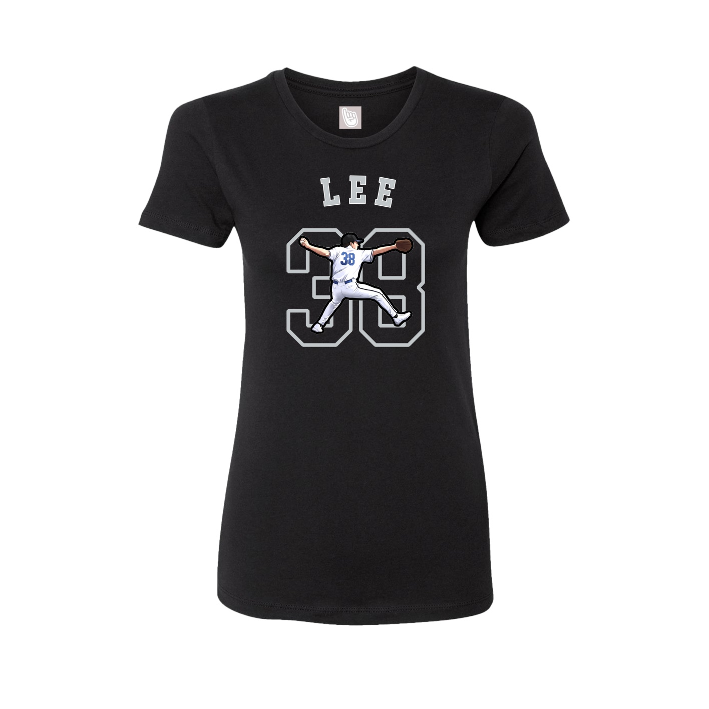 Fitted Women's Tee — Shirsey Arch in Black