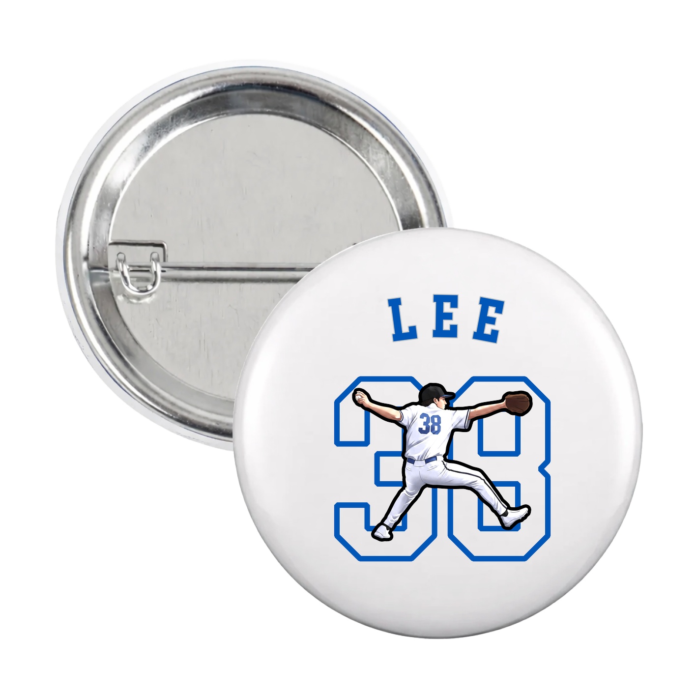 Game Day Button — Shirsey Arch in White