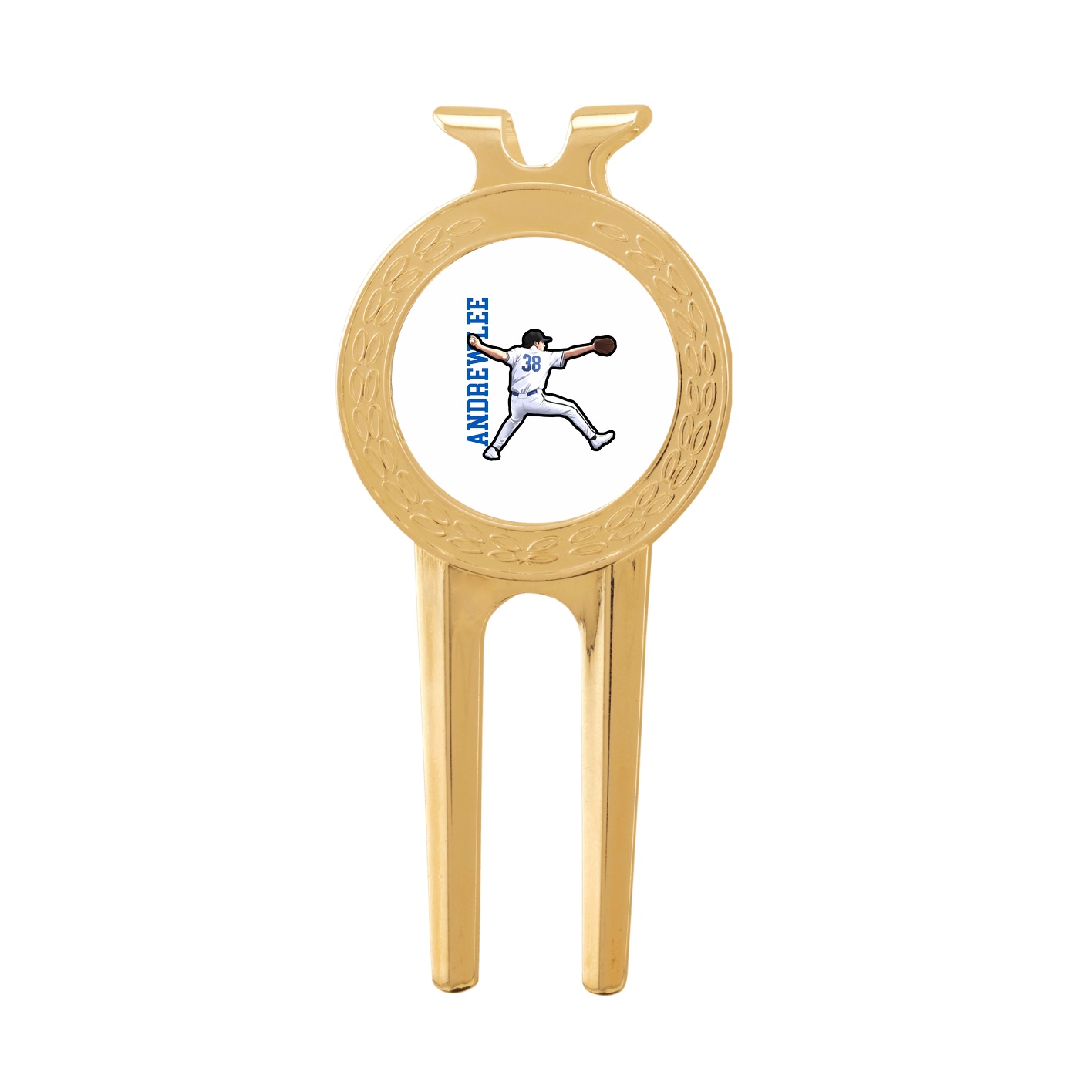 Divot Tool with Ball Marker — Name Vertical in Classic