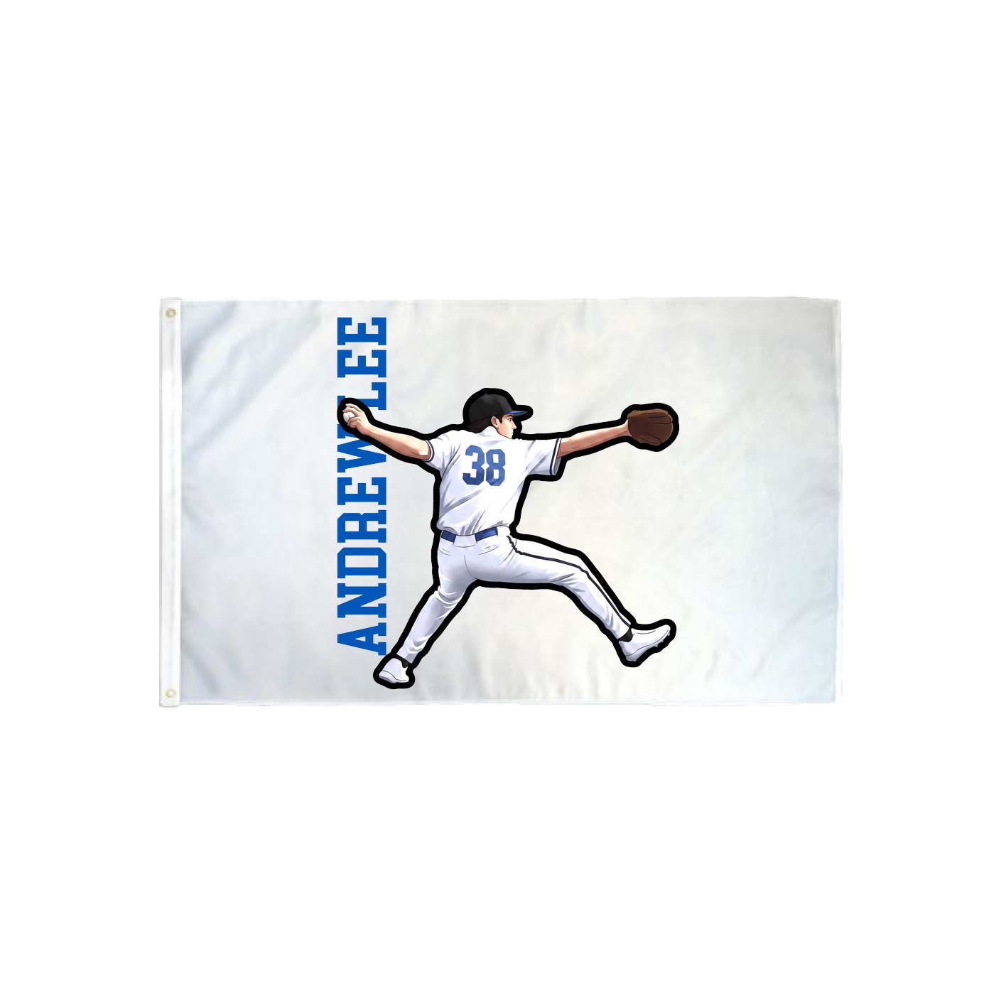 3x5 Flag — Name Vertical in Classic