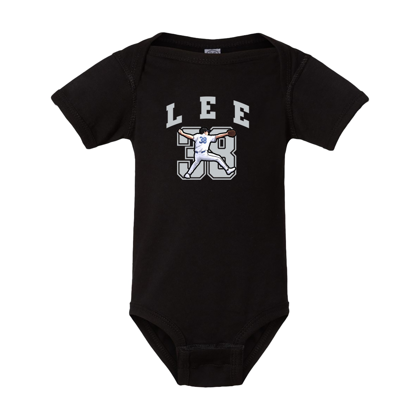 Baby Onesie — Number in Black