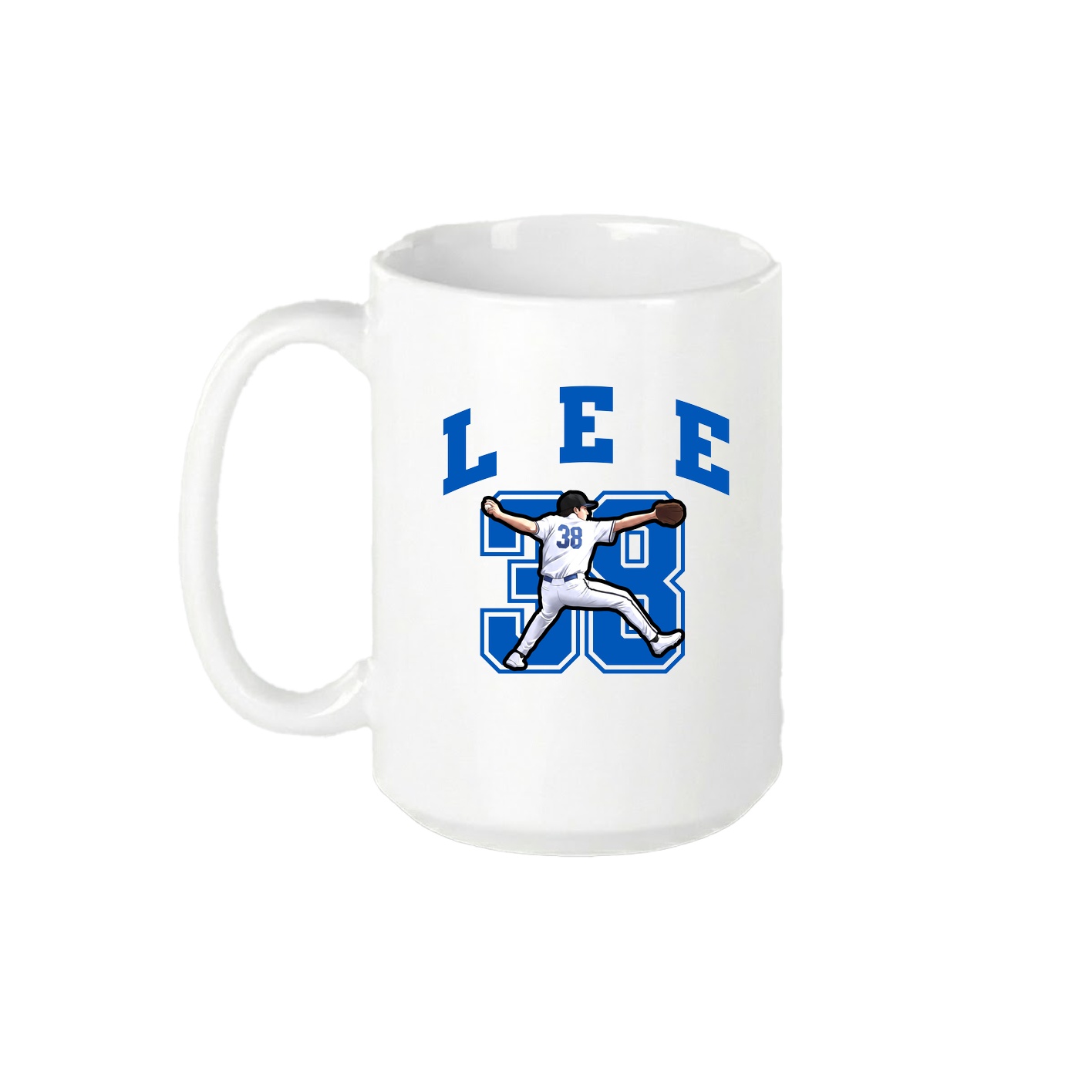 15oz Coffee Mug — Number in White