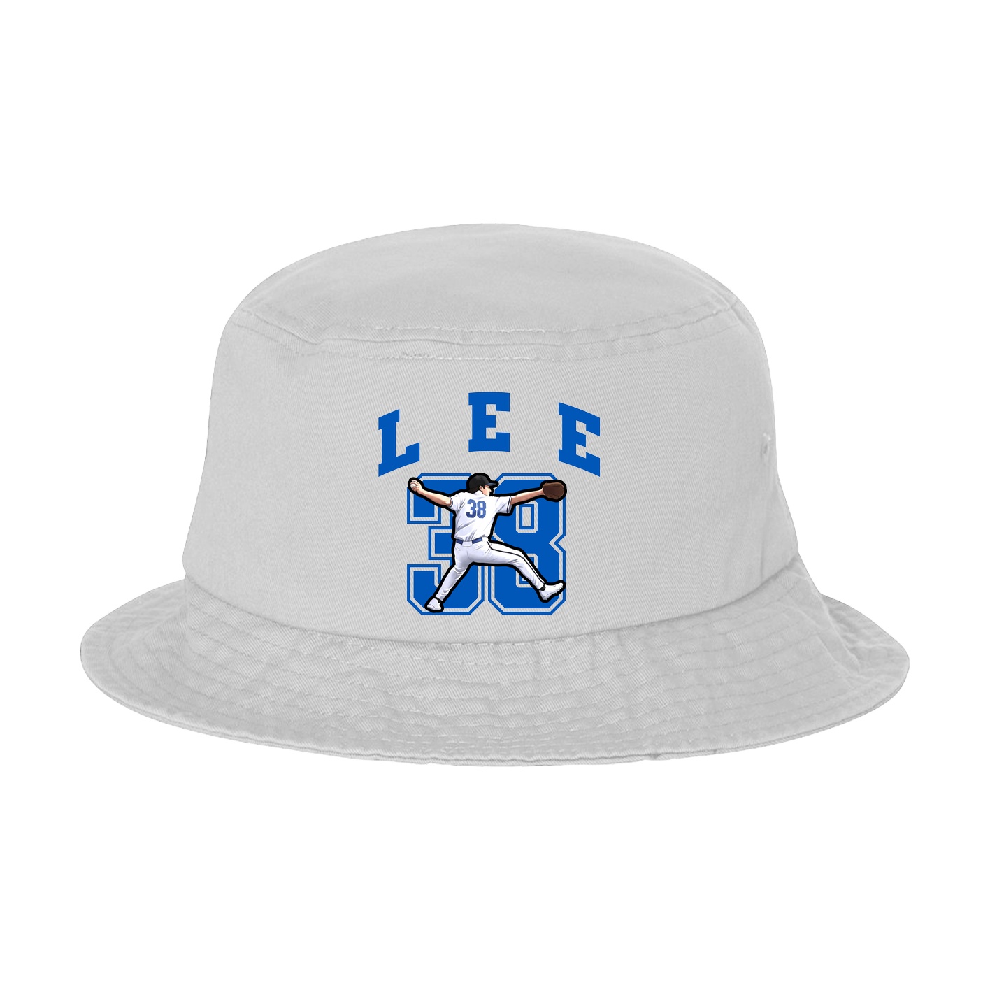 Bucket Cap — Number in White